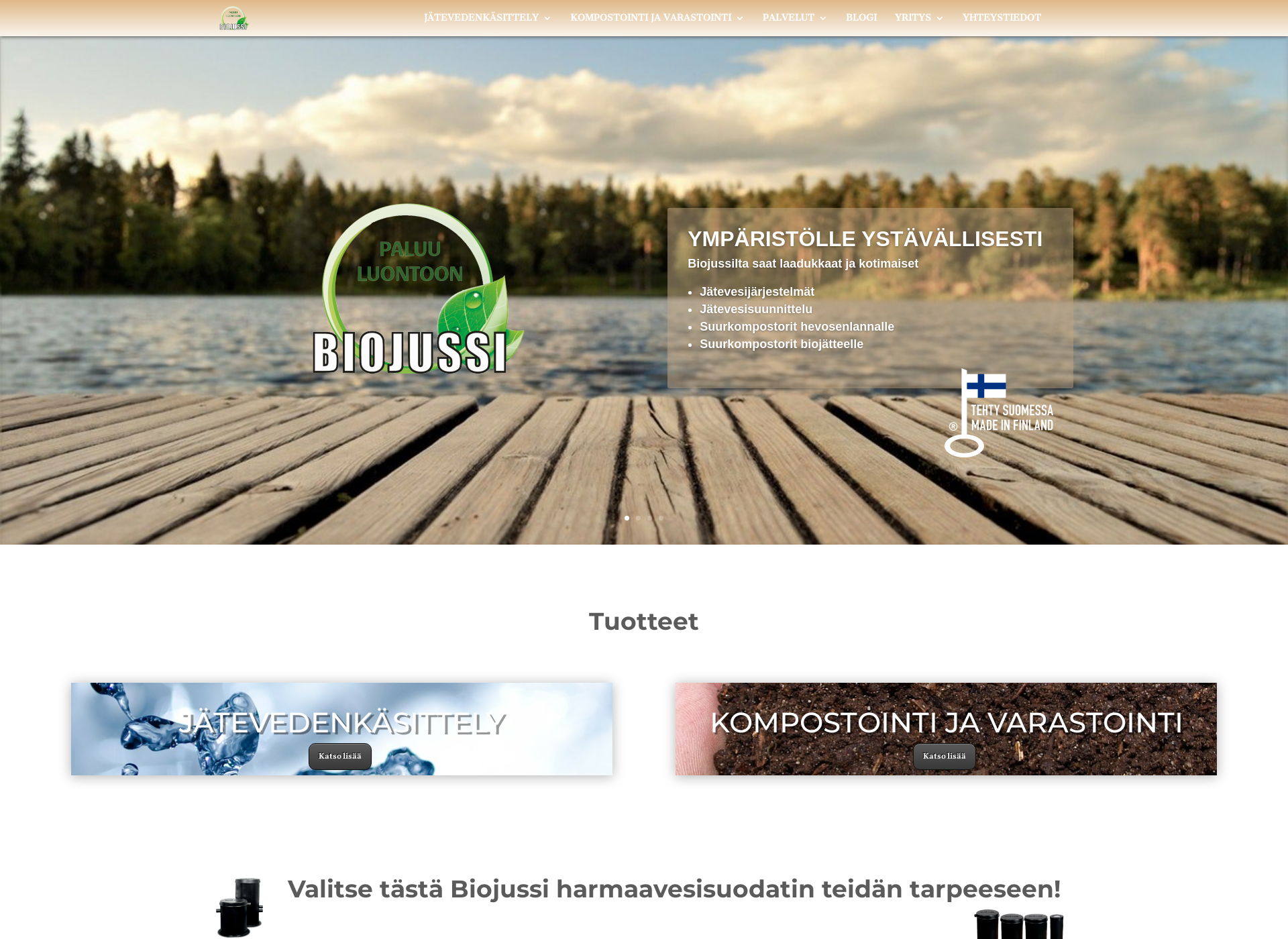Screenshot for biojussi.fi