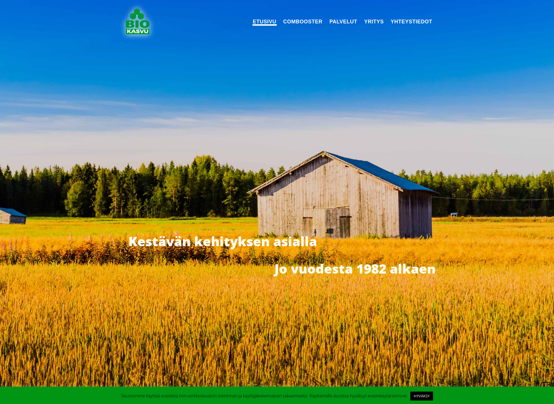 Screenshot for biokasvu.fi