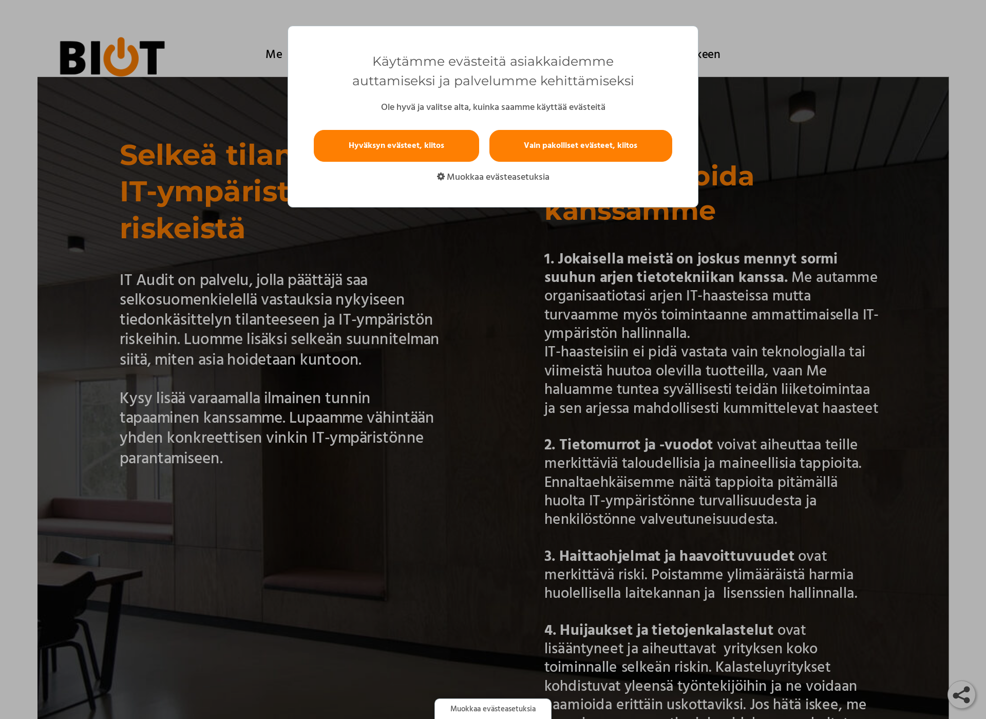 Screenshot for biot.fi