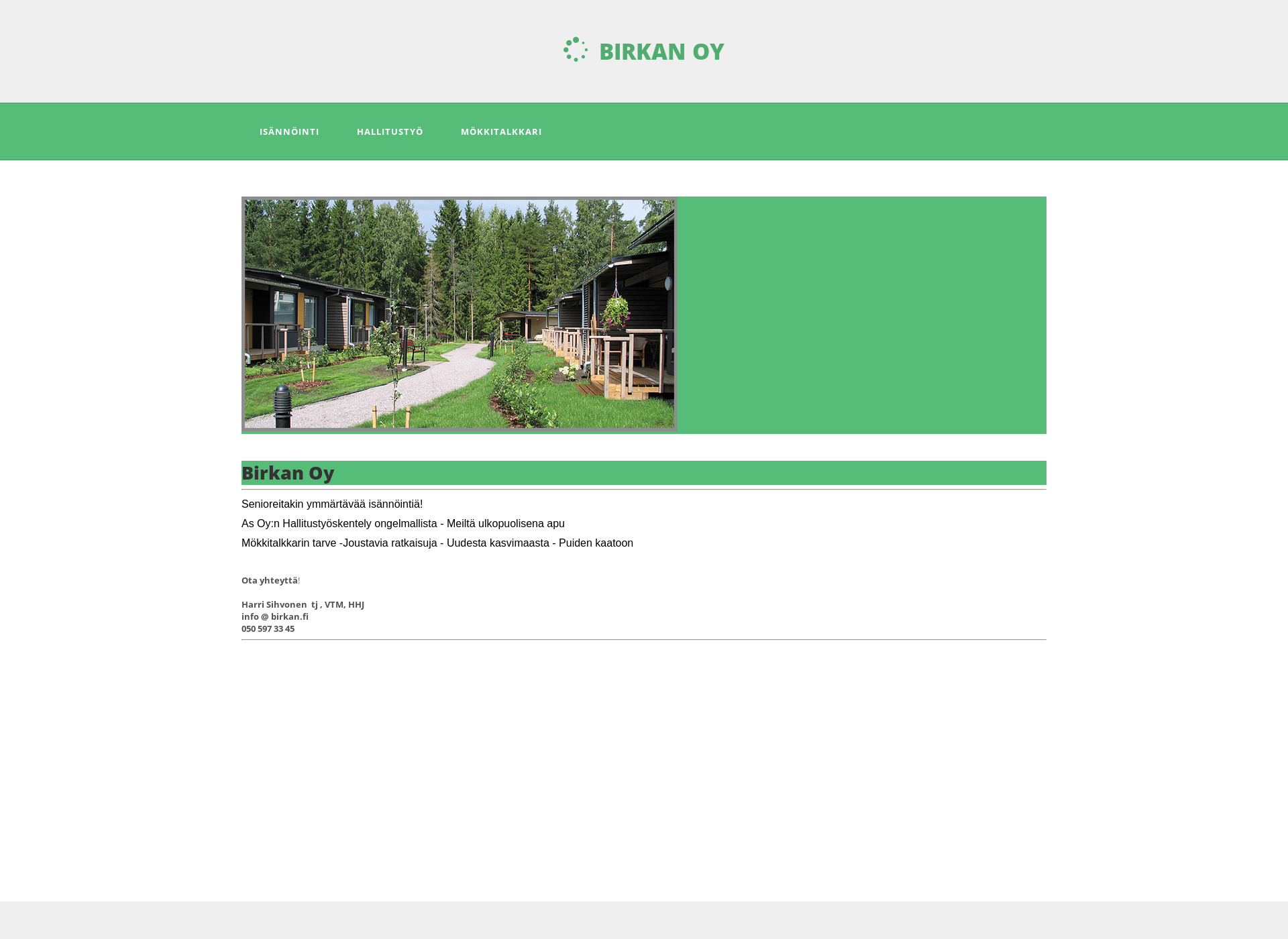 Screenshot for birkan.fi