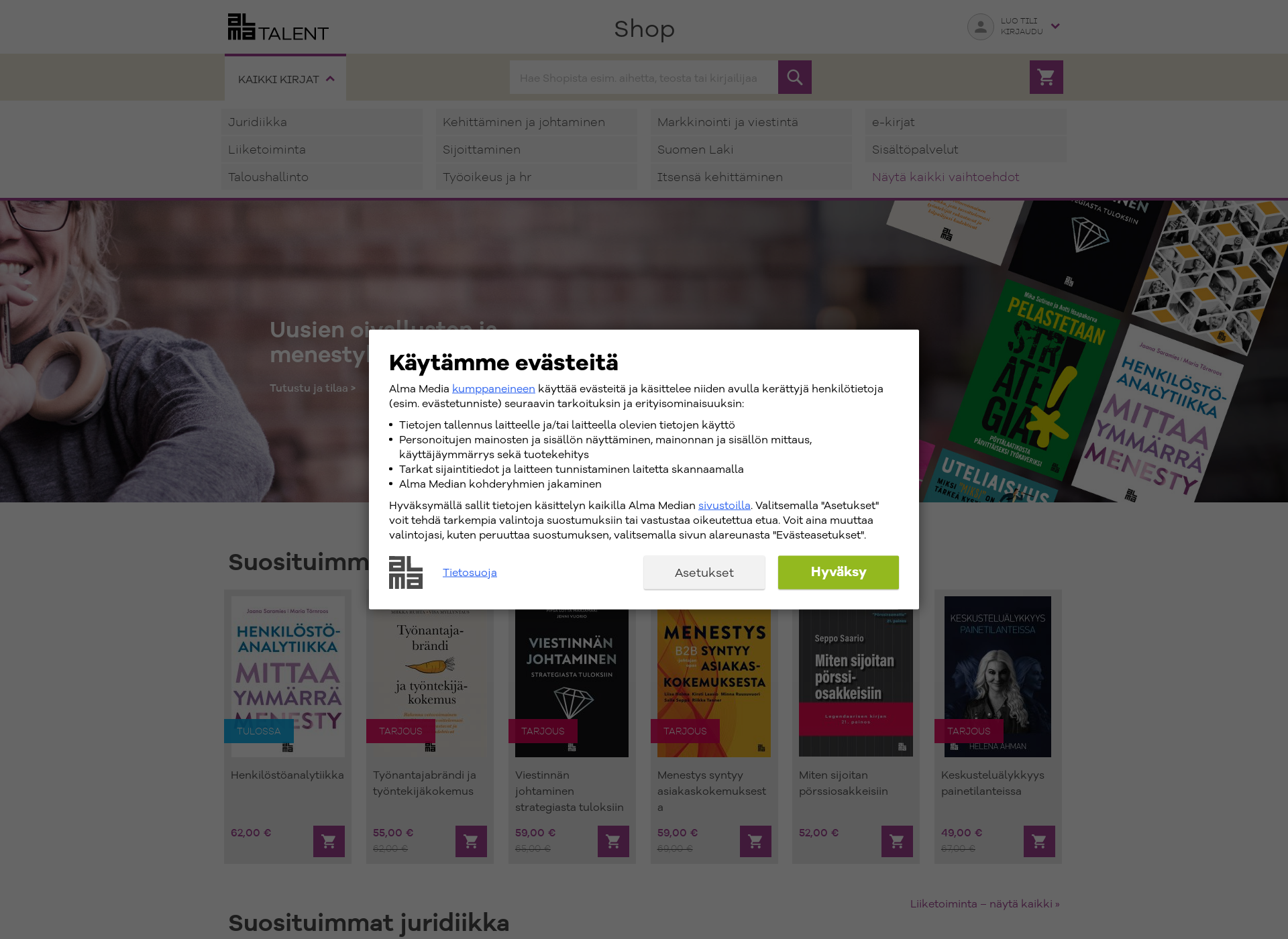 Screenshot for bisnespokkari.fi