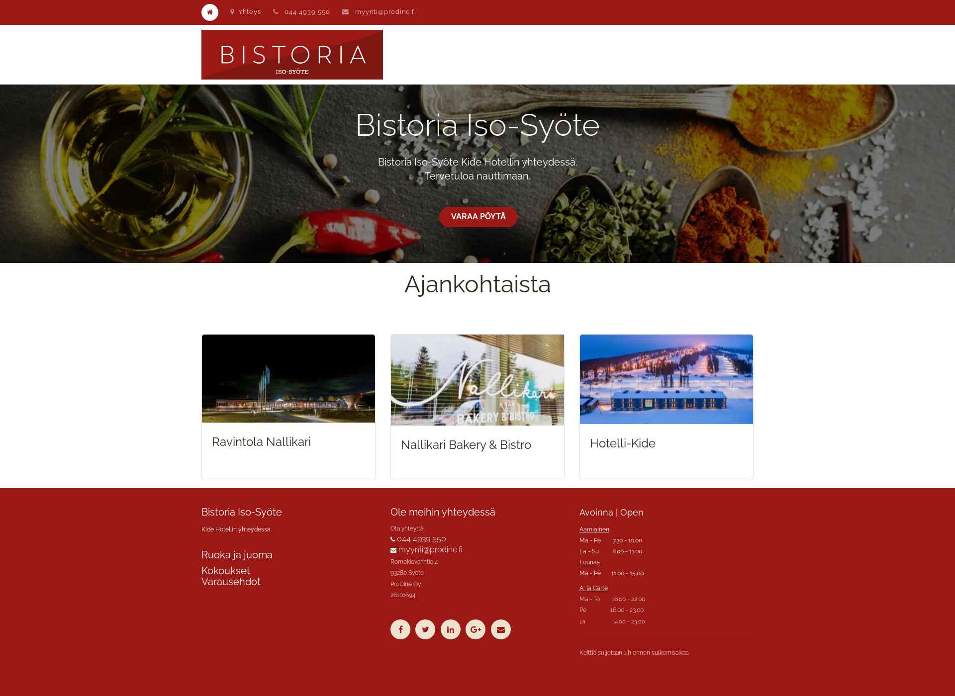 Screenshot for bistoria.fi