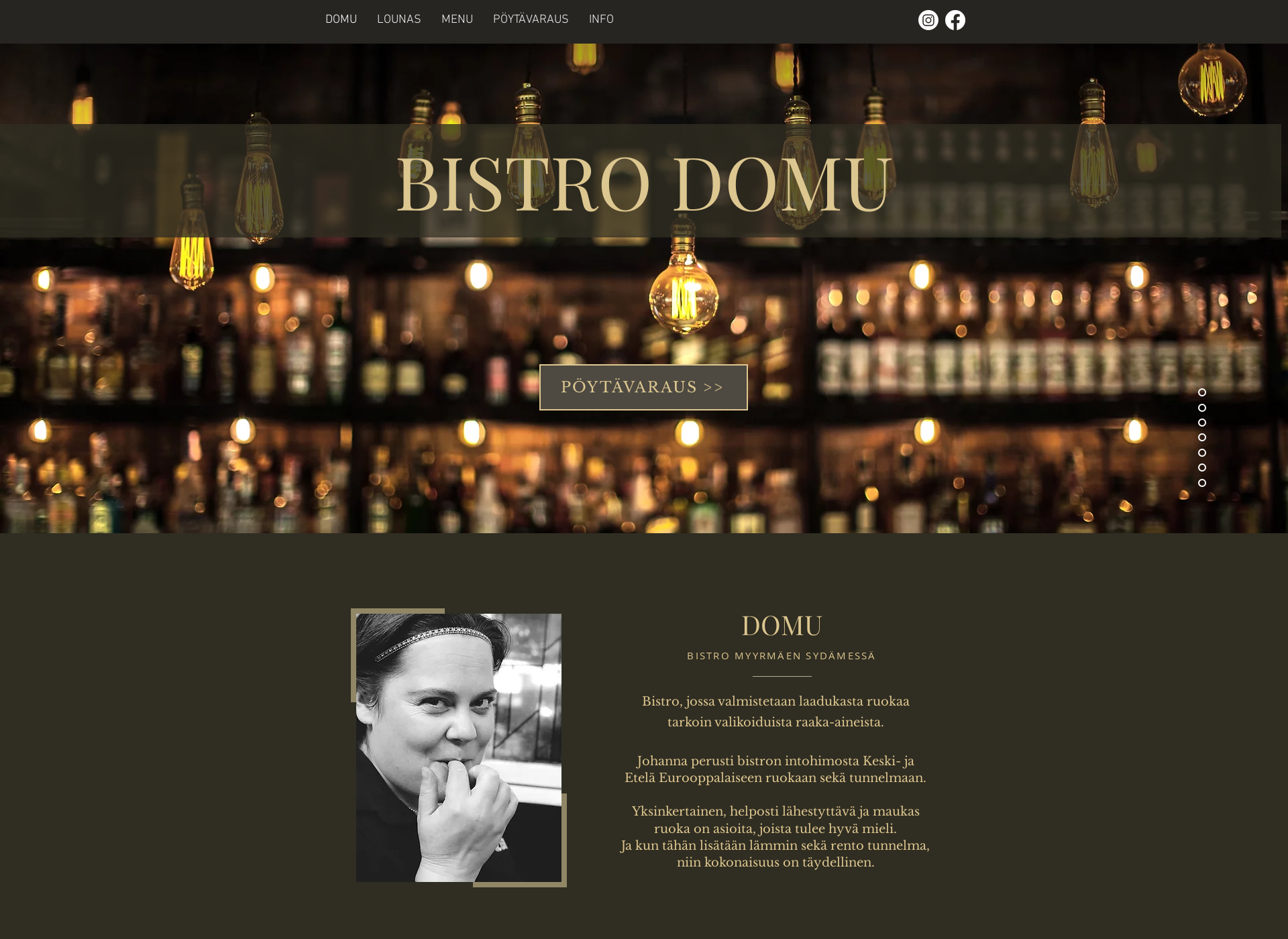 Screenshot for bistrodomu.fi