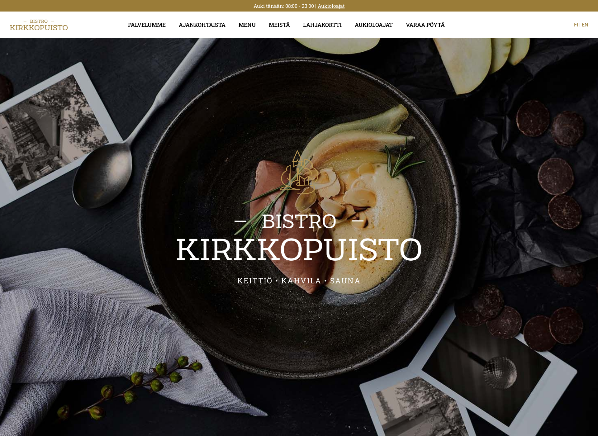 Screenshot for bistrokirkkopuisto.fi