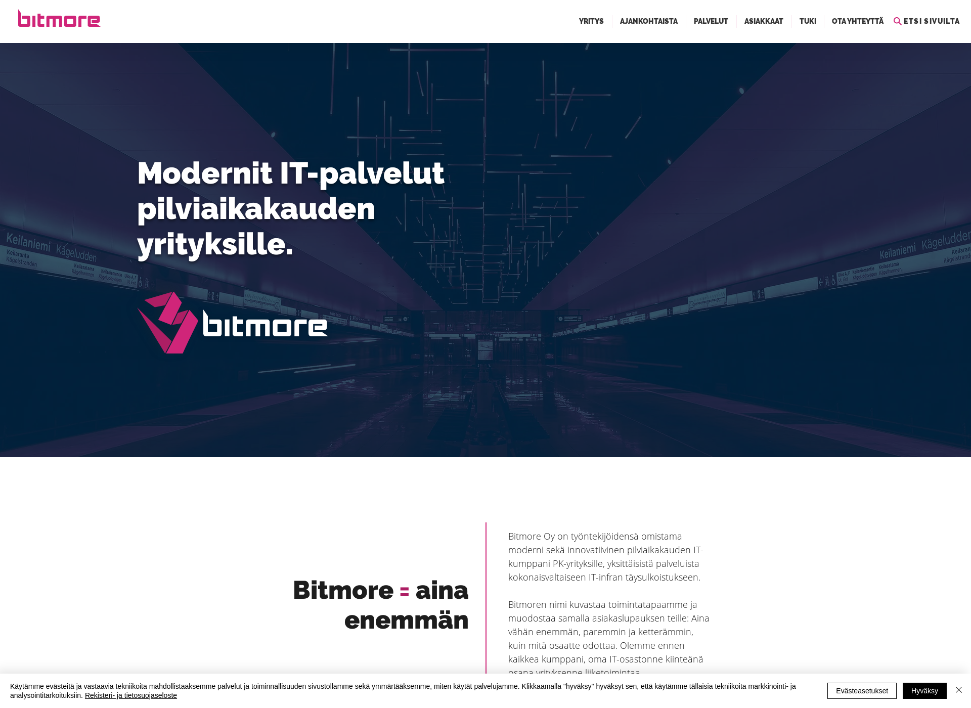 Screenshot for bitmore.fi