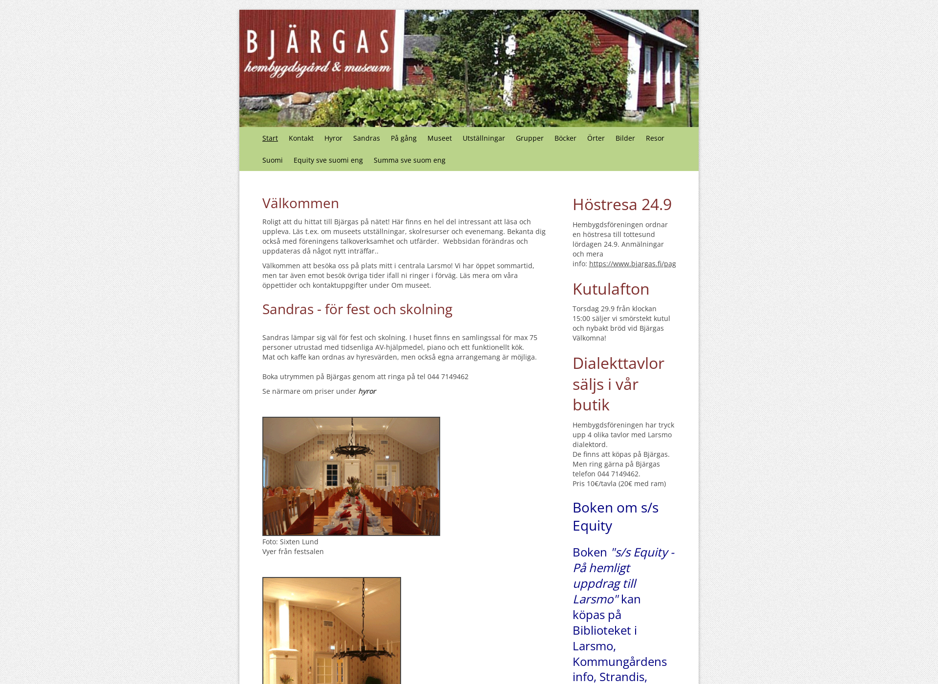 Screenshot for bjargas.fi
