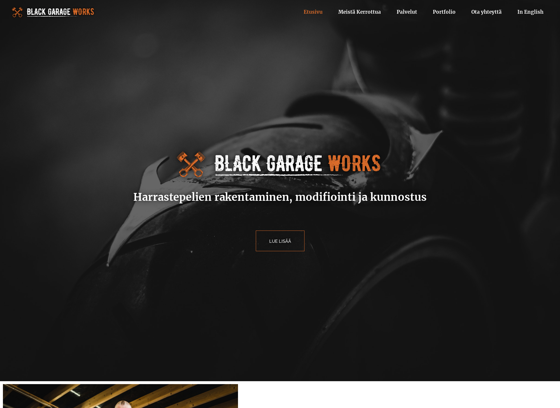 Screenshot for blackgarageworks.fi