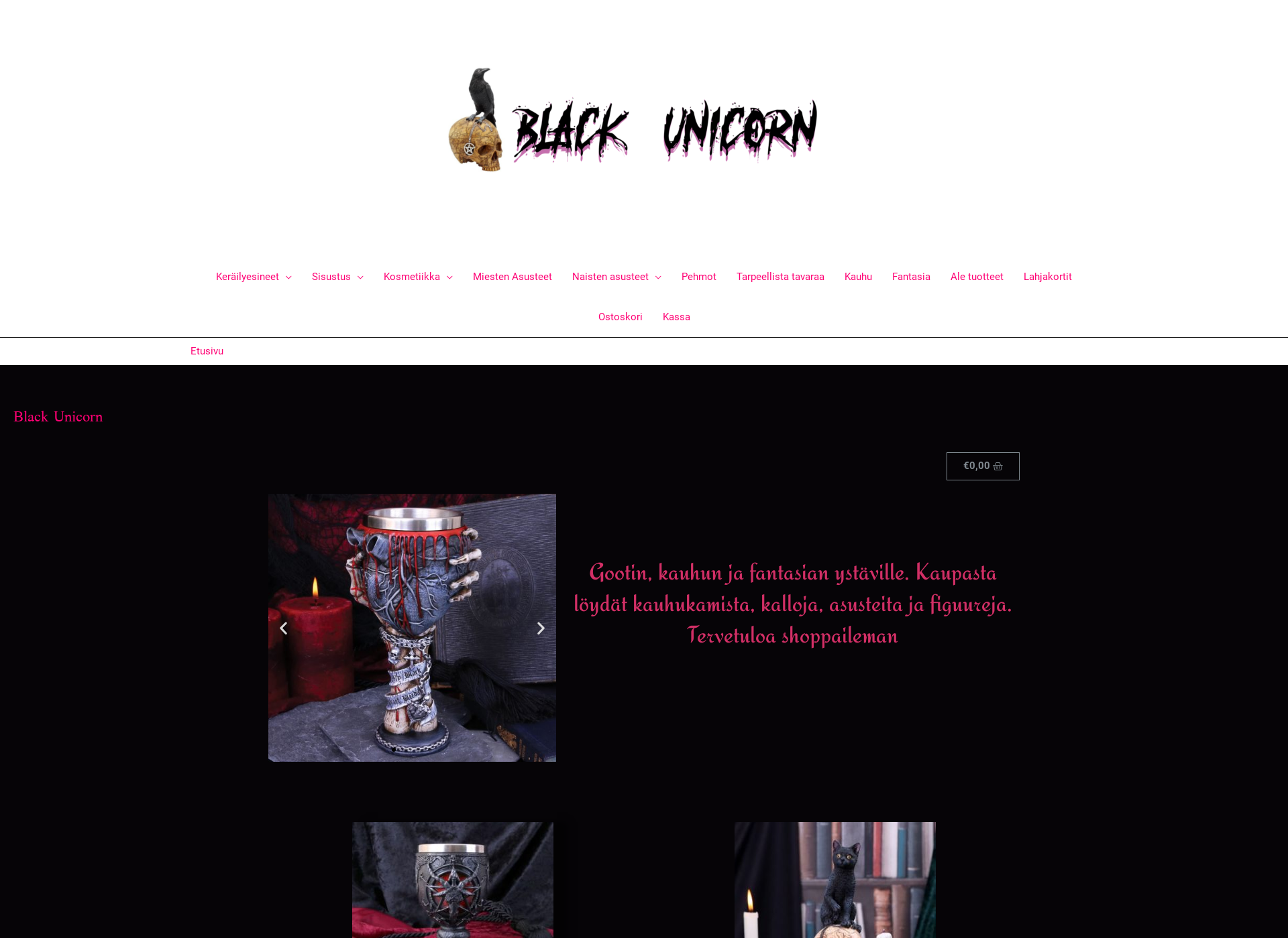 Screenshot for blackunicorn.fi