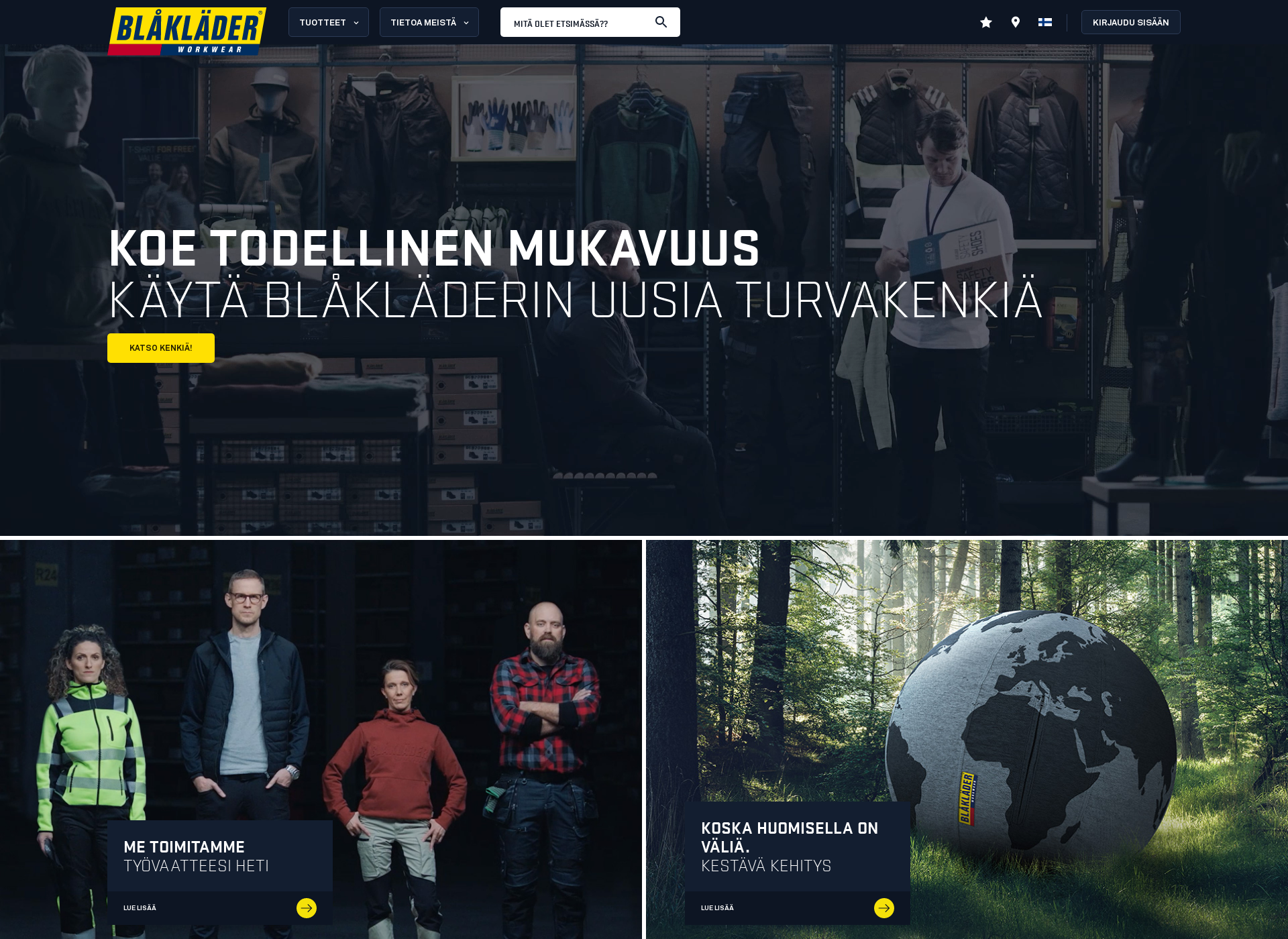 Screenshot for blaklader.fi