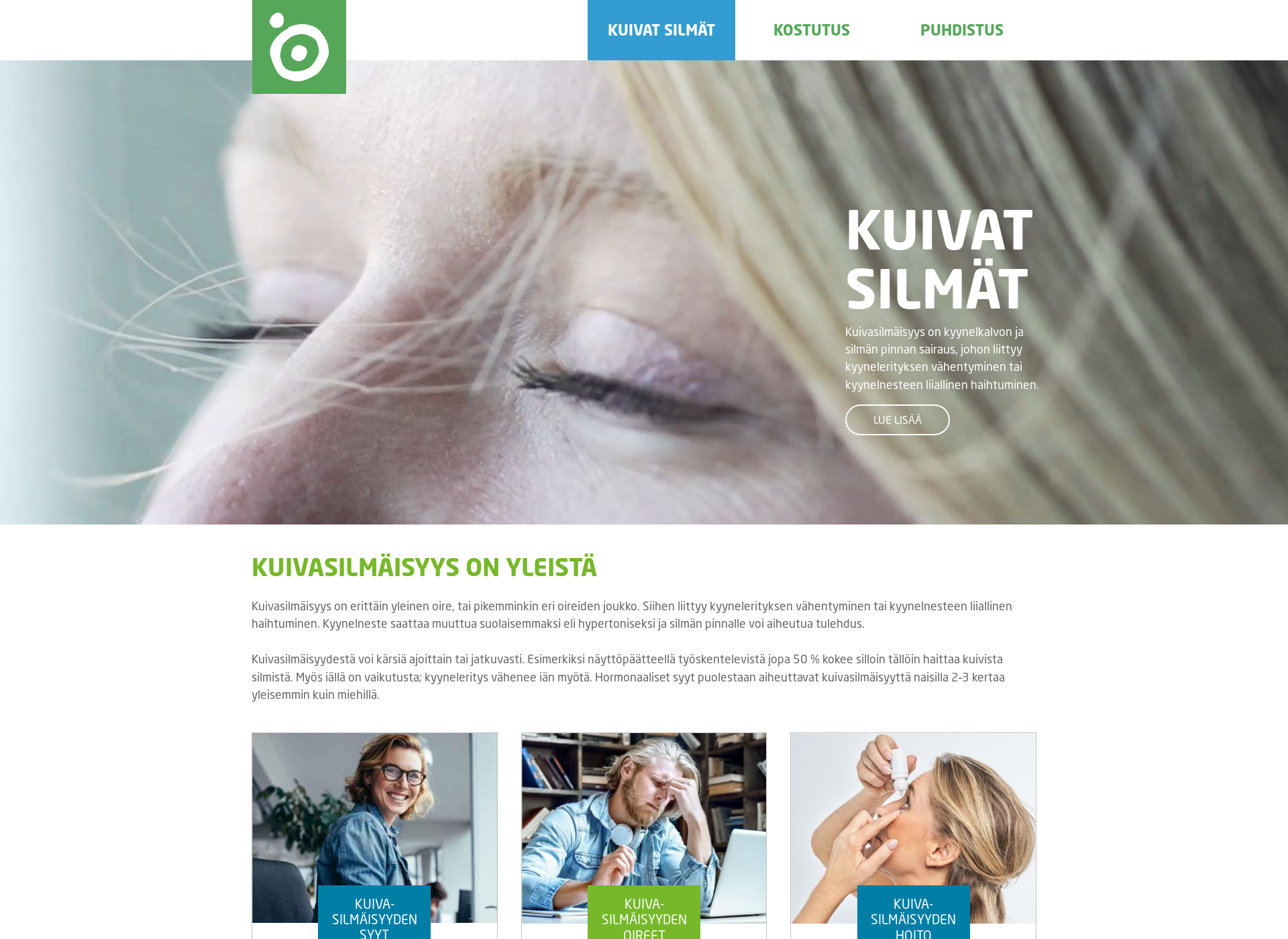 Screenshot for blefariitti.fi