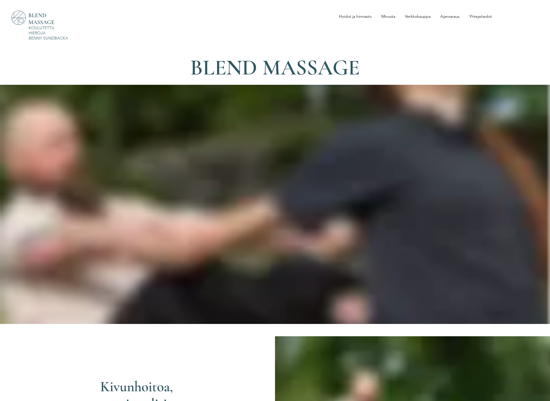 Screenshot for blendmassage.fi