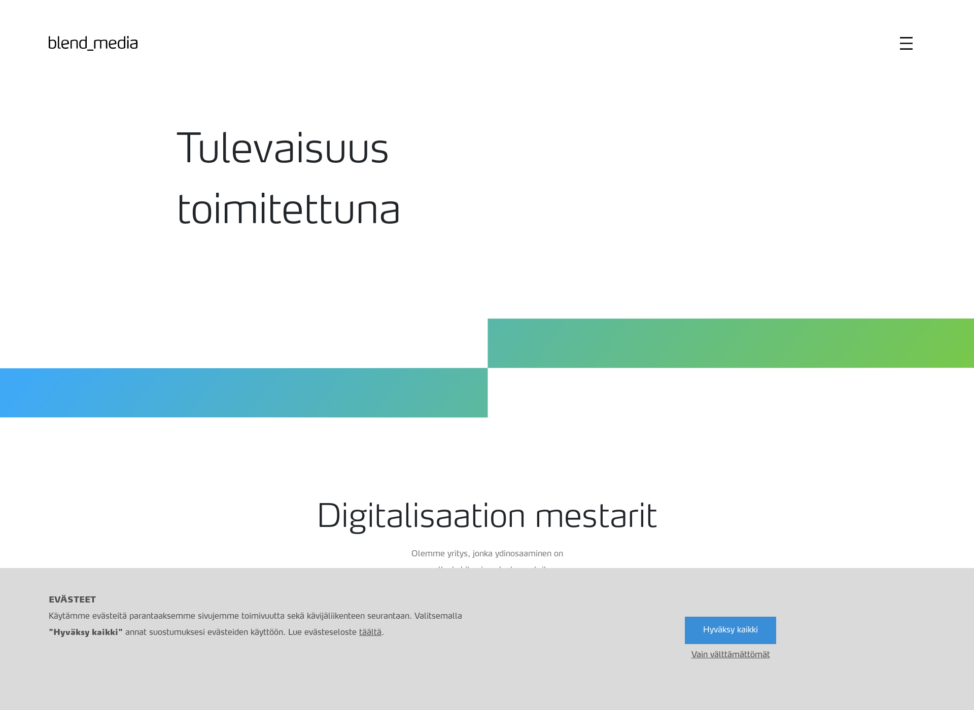 Screenshot for blendmedia.fi