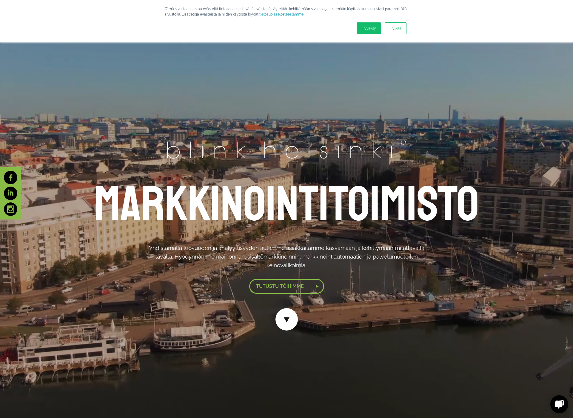 Screenshot for blinkhelsinki.fi
