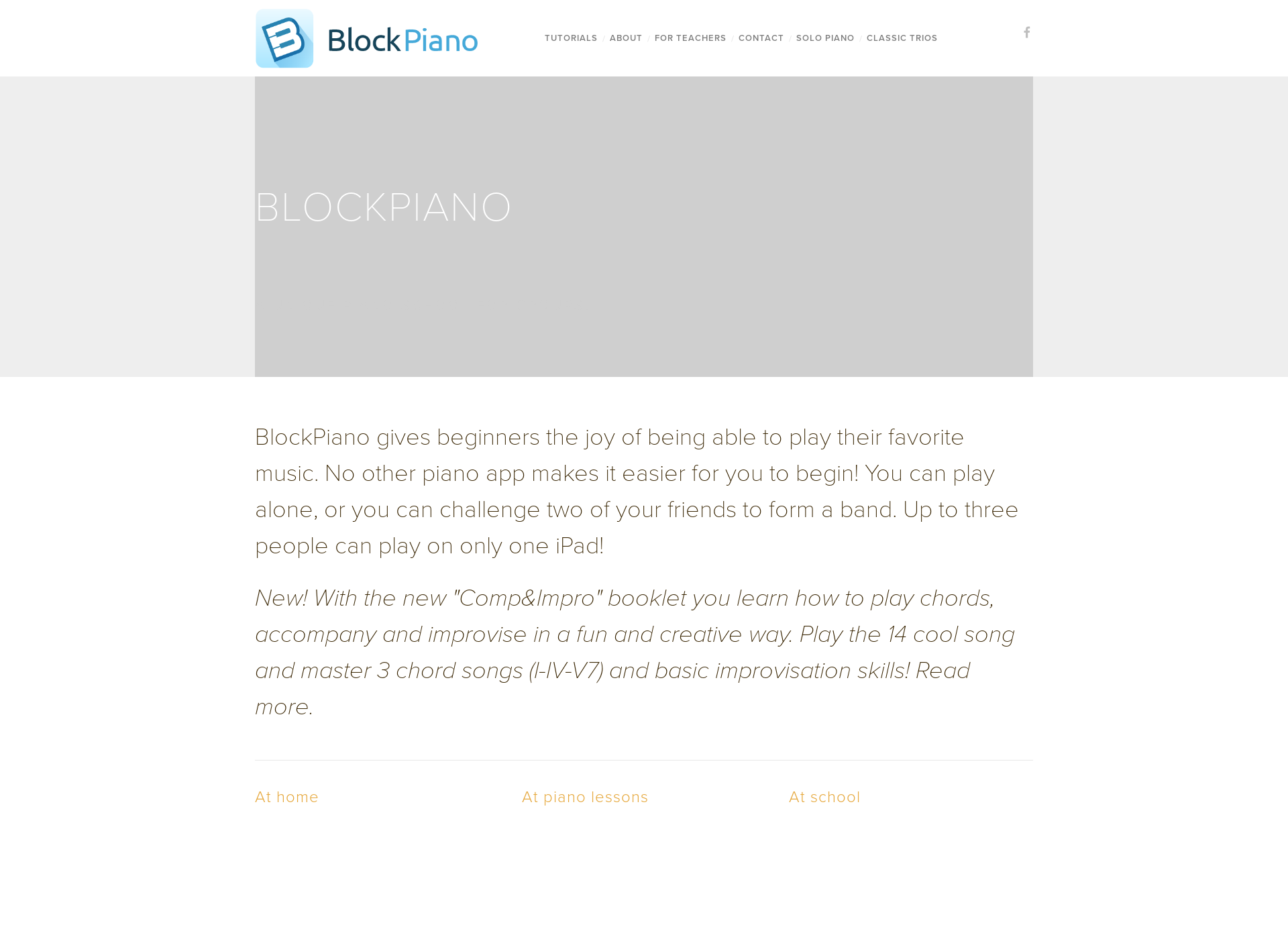 Skärmdump för blockpiano.com