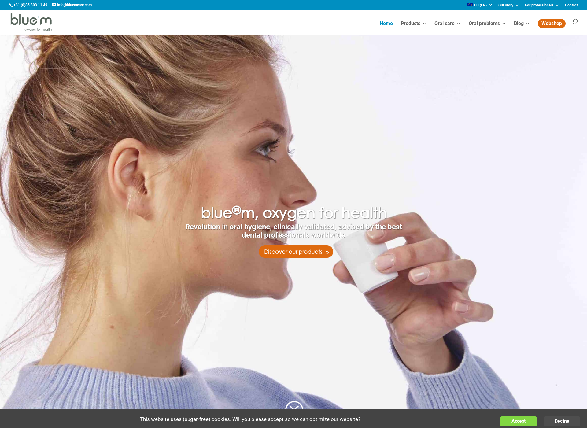 Screenshot for bluemcare.fi