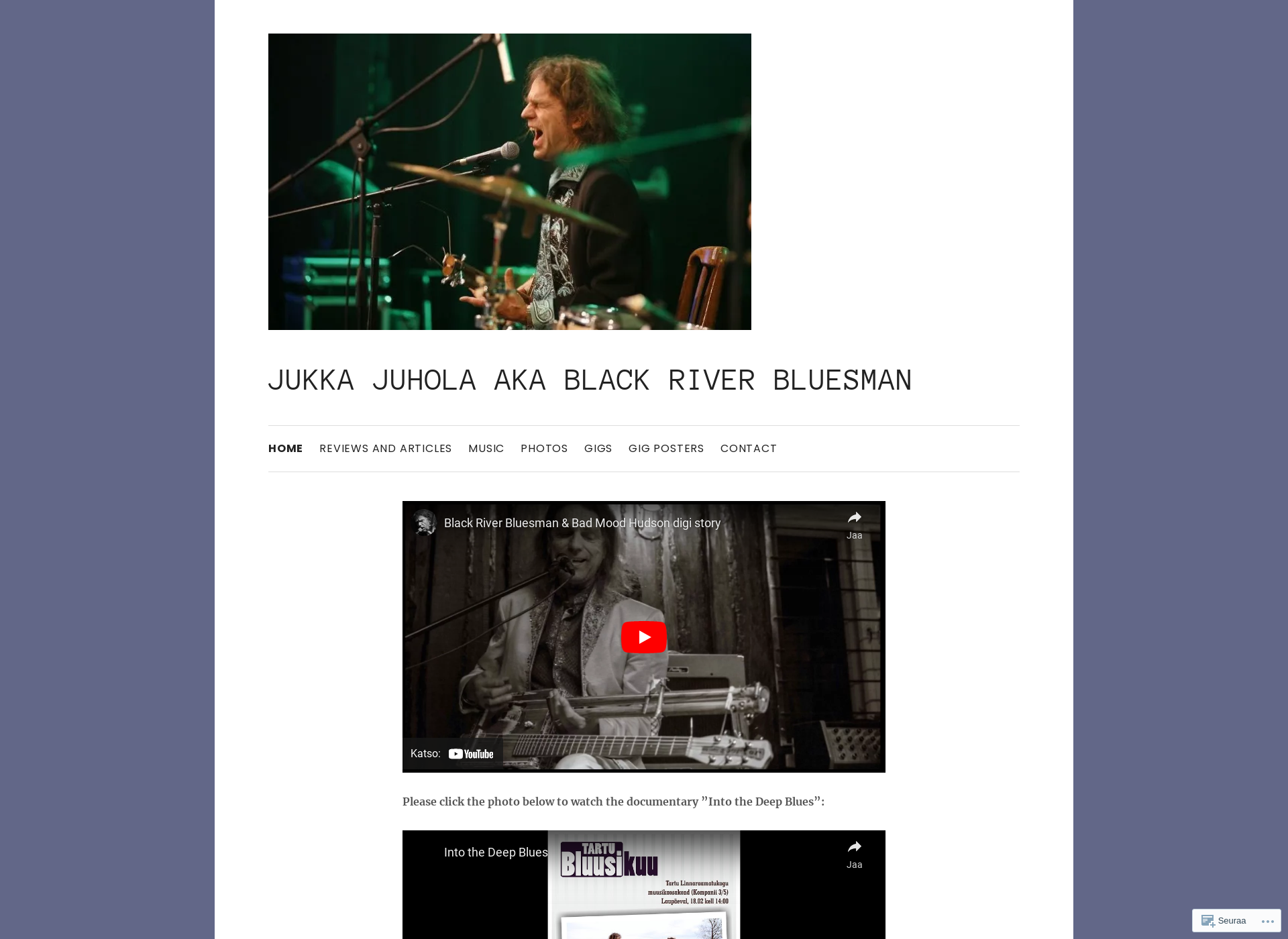 Skärmdump för bluesman.fi