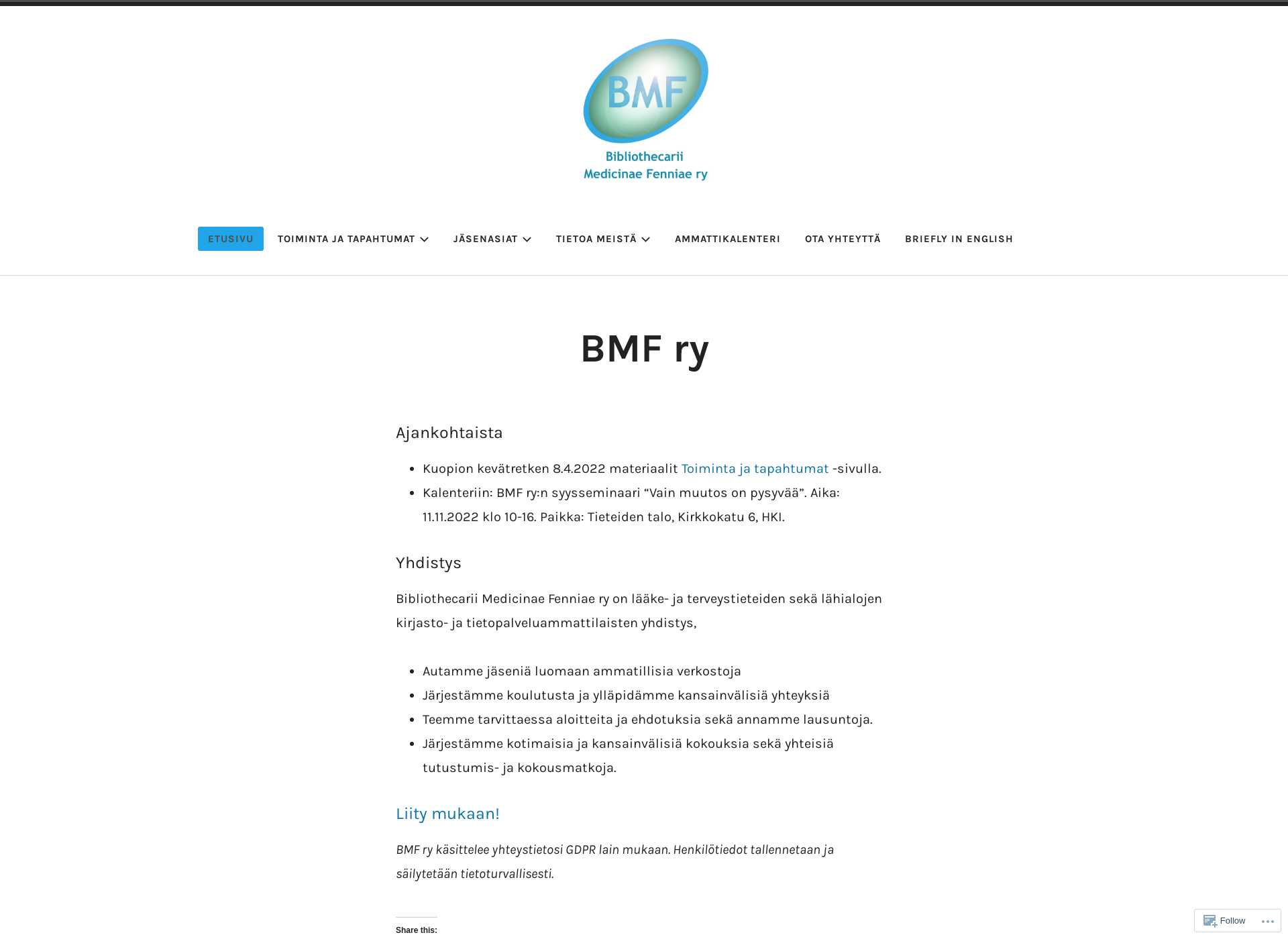 Screenshot for bmf.fi
