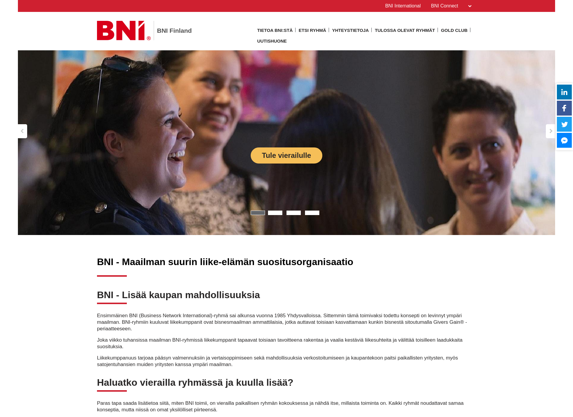 Skärmdump för bni.fi