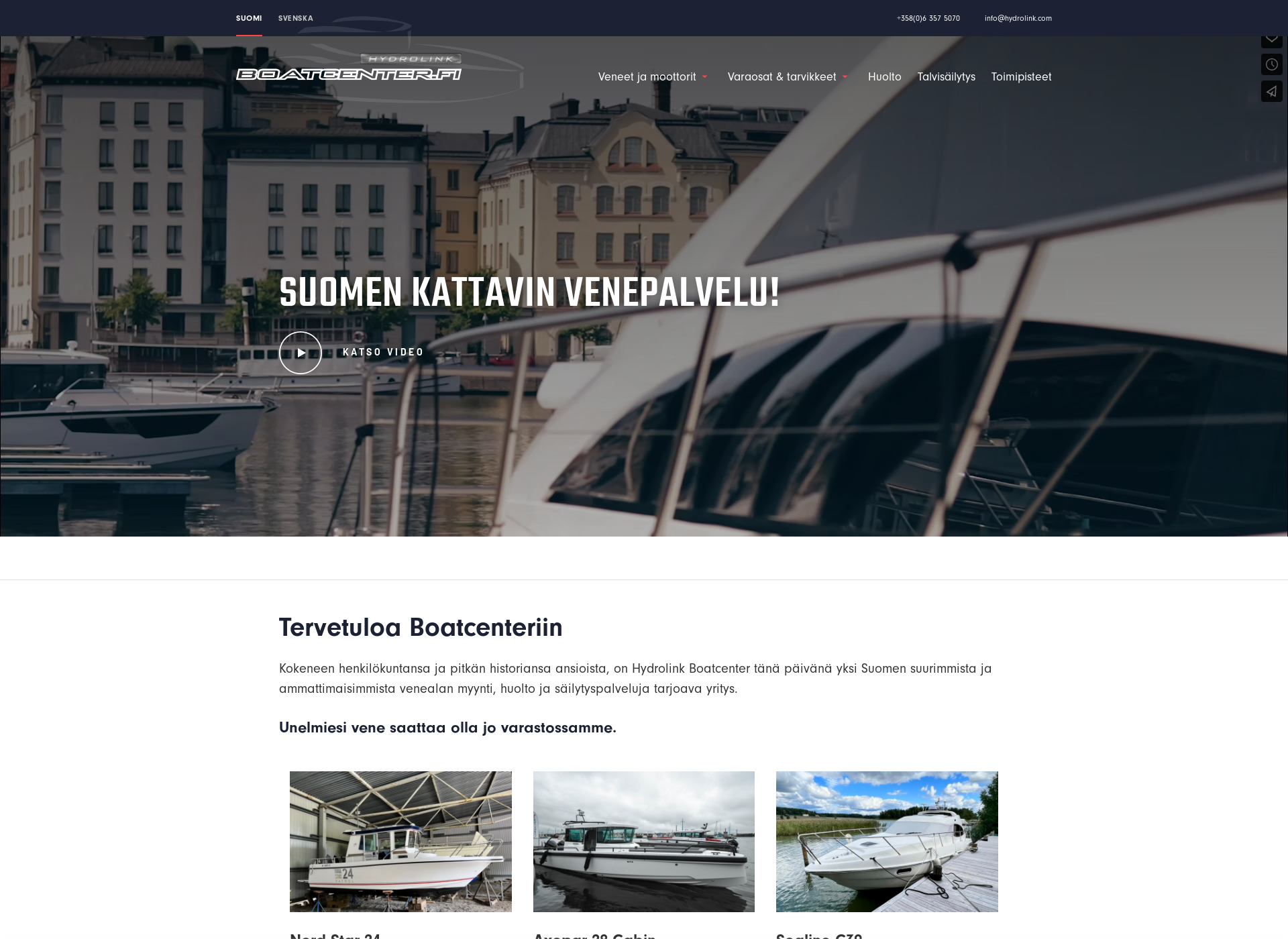 Screenshot for boatcenter.fi