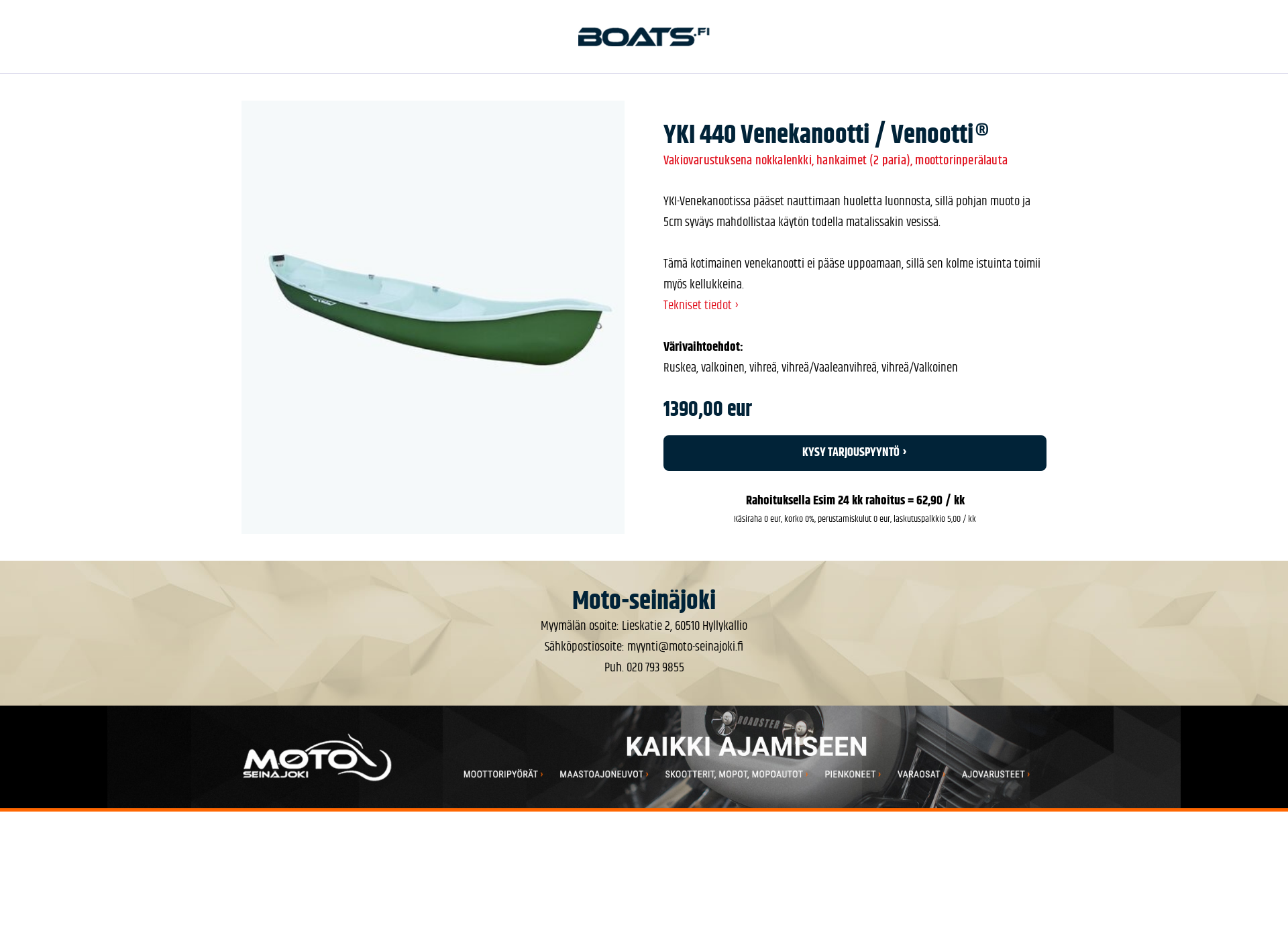 Screenshot for boats.fi