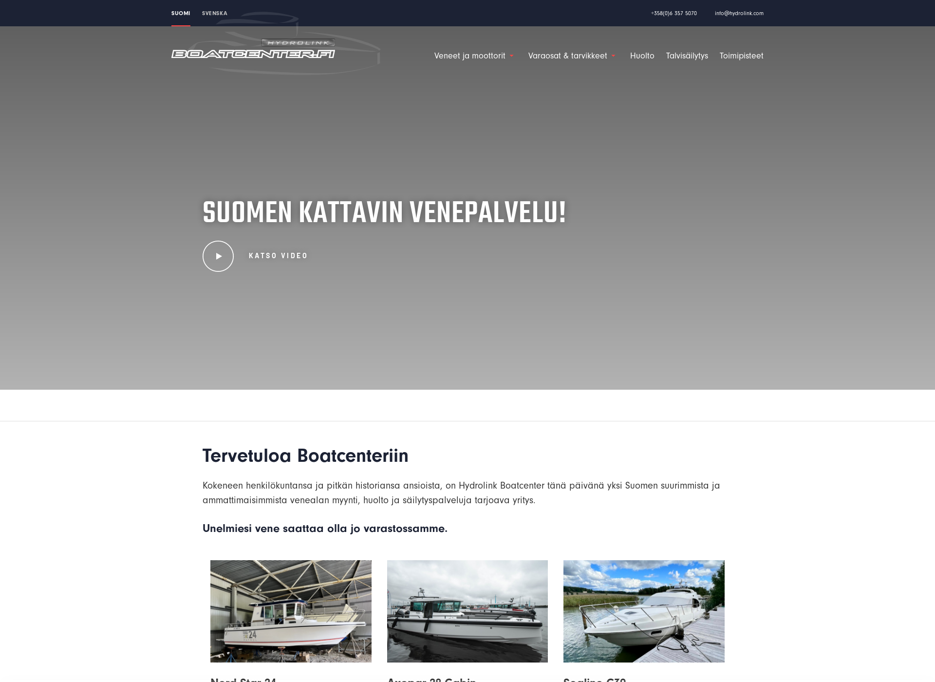 Screenshot for boatspace.fi
