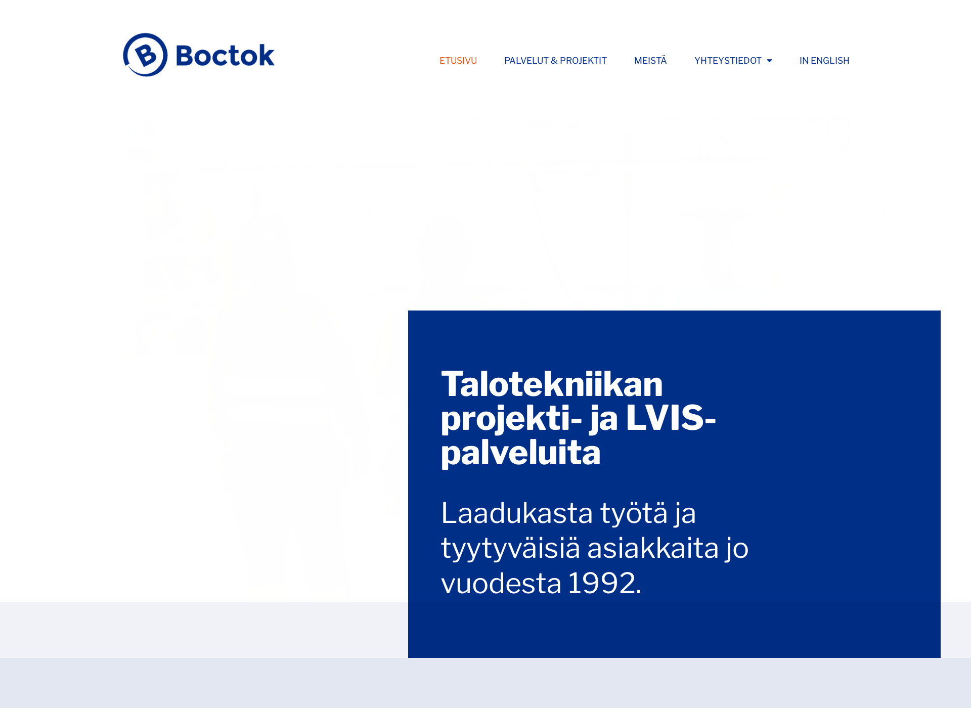 Skärmdump för boctok.fi
