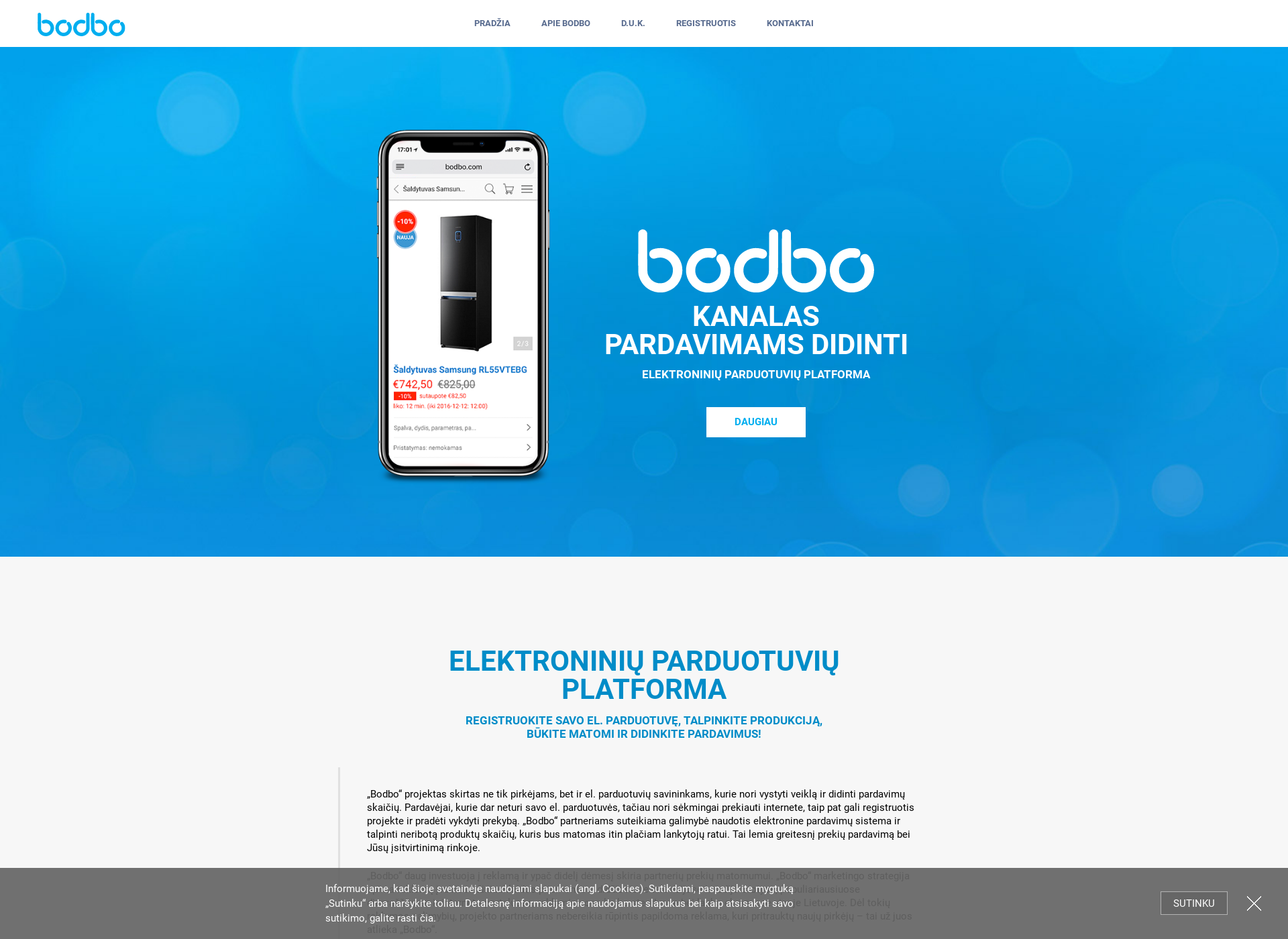 Screenshot for bodbo.fi
