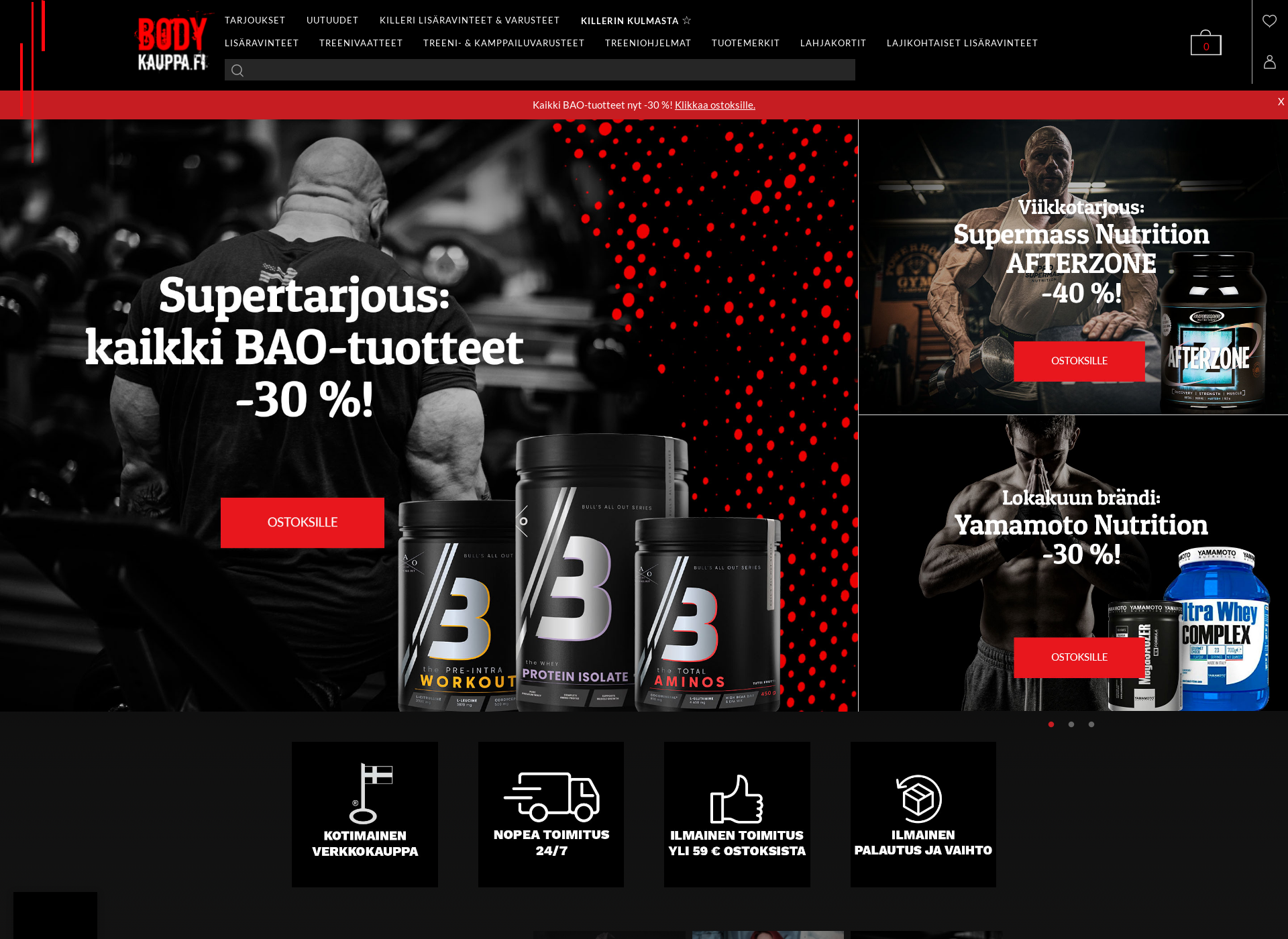 Screenshot for bodykauppa.fi