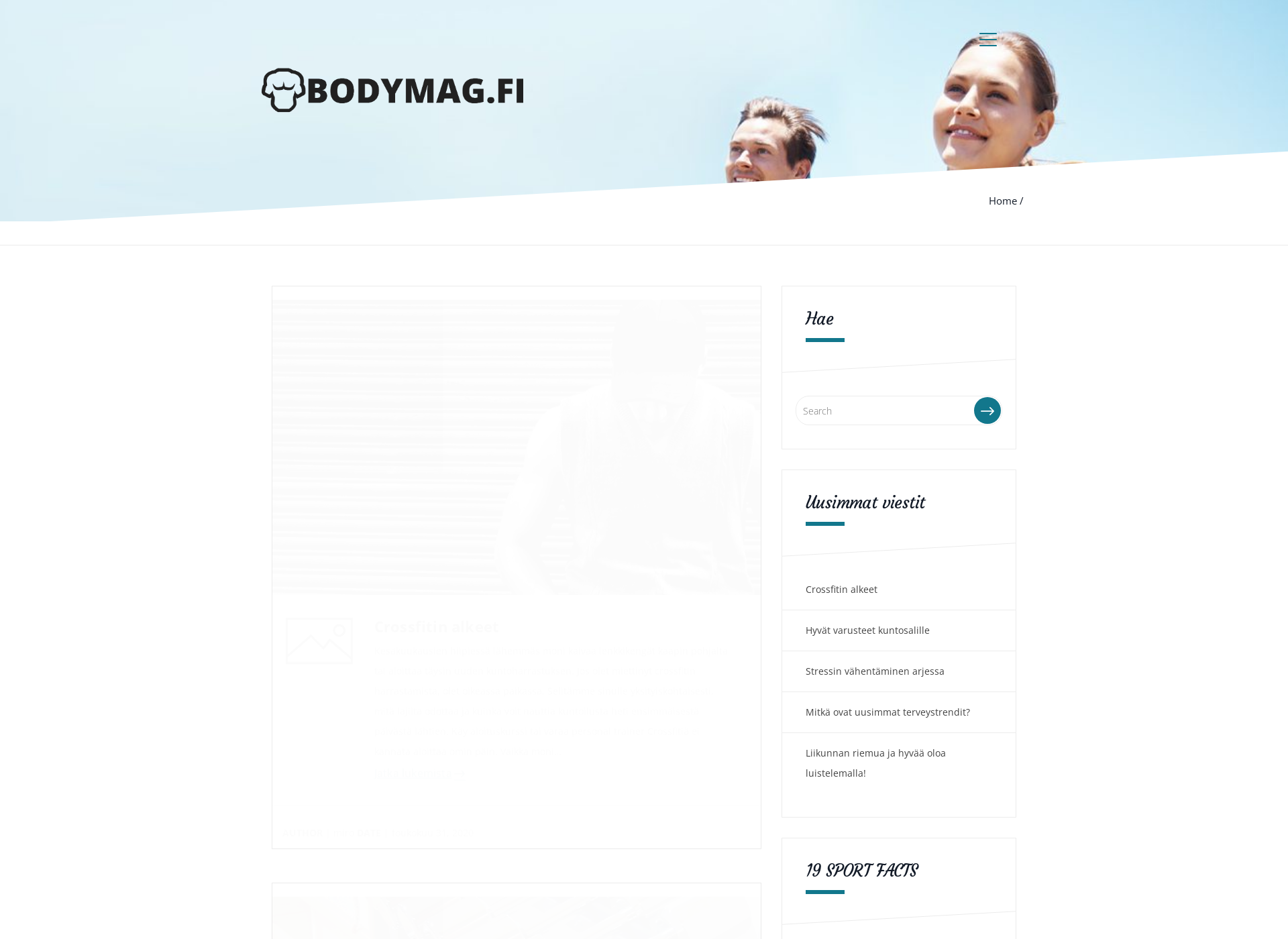 Skärmdump för bodymag.fi