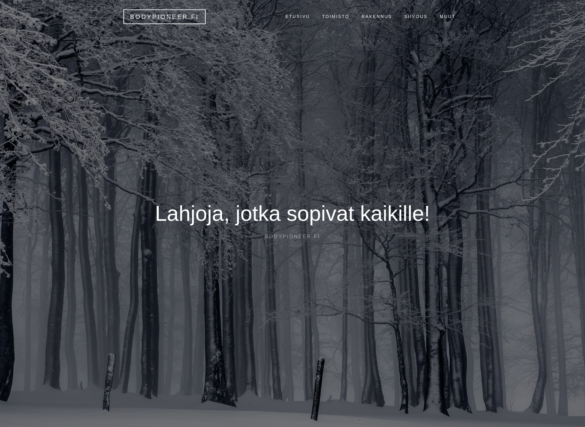 Screenshot for bodypioneer.fi