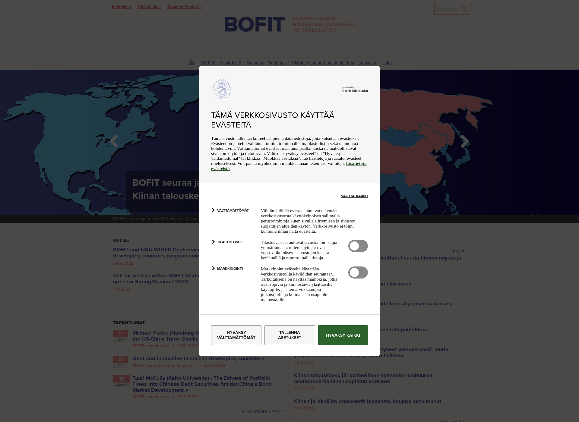 Screenshot for bofit.fi