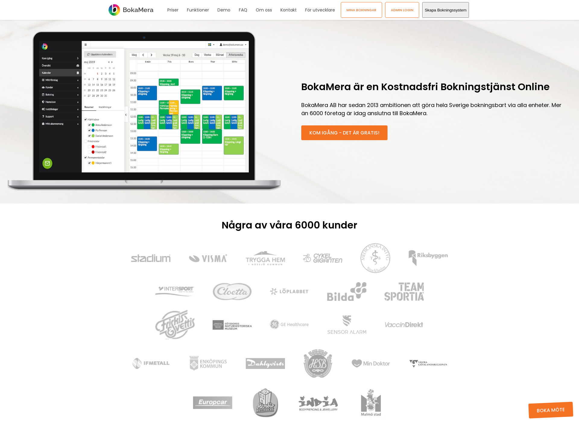 Screenshot for bokamera.fi