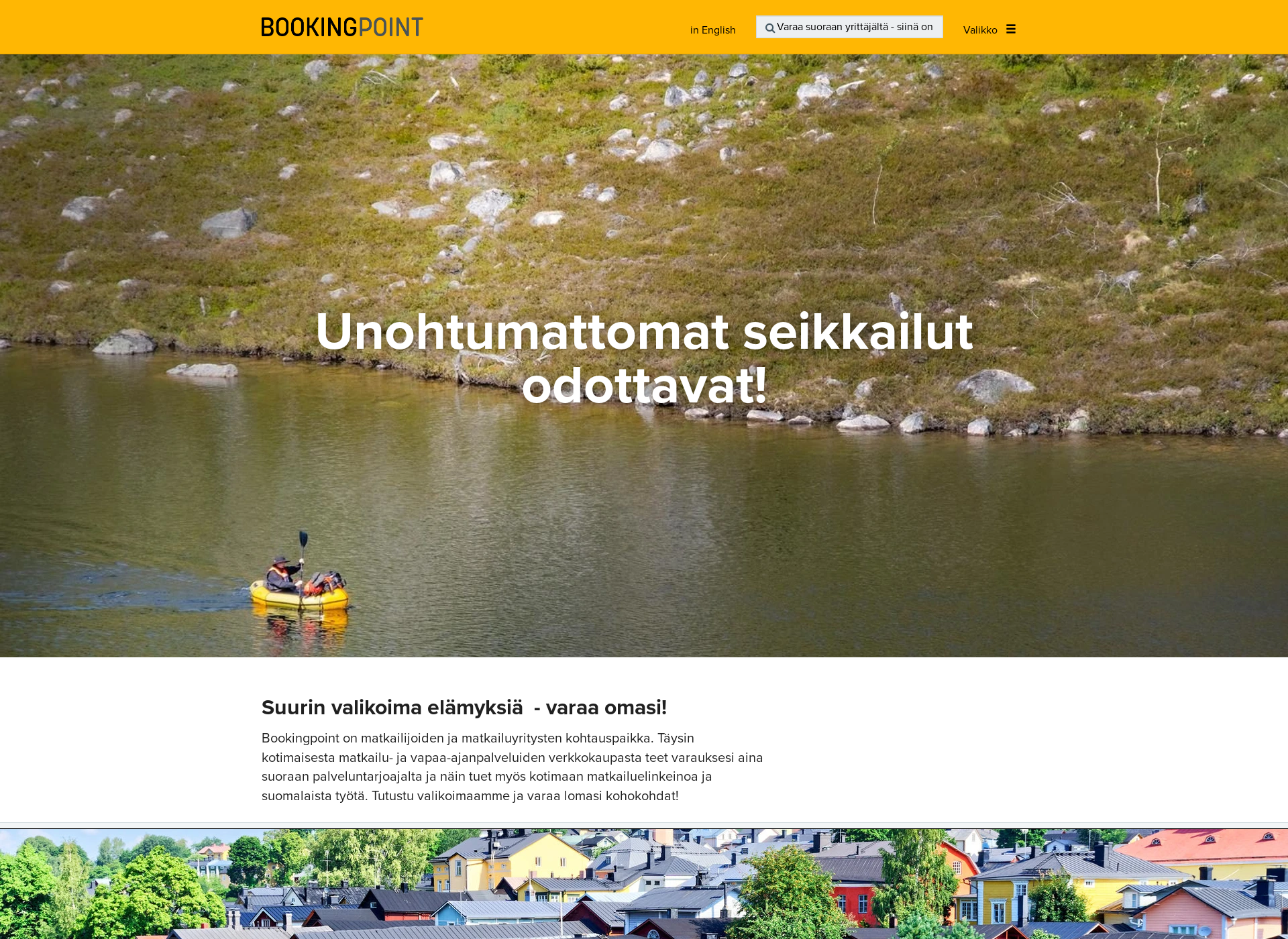 Screenshot for bookingpoint.fi