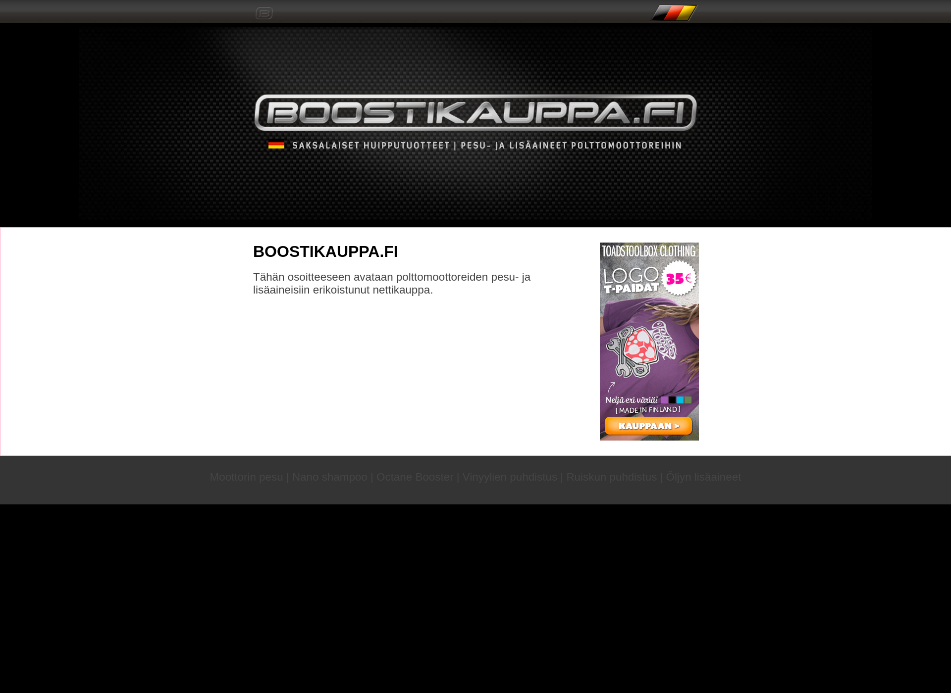 Screenshot for boostikauppa.fi