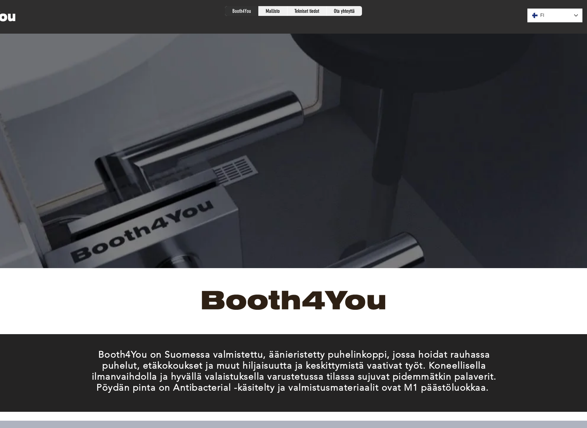 Screenshot for booth4you.fi