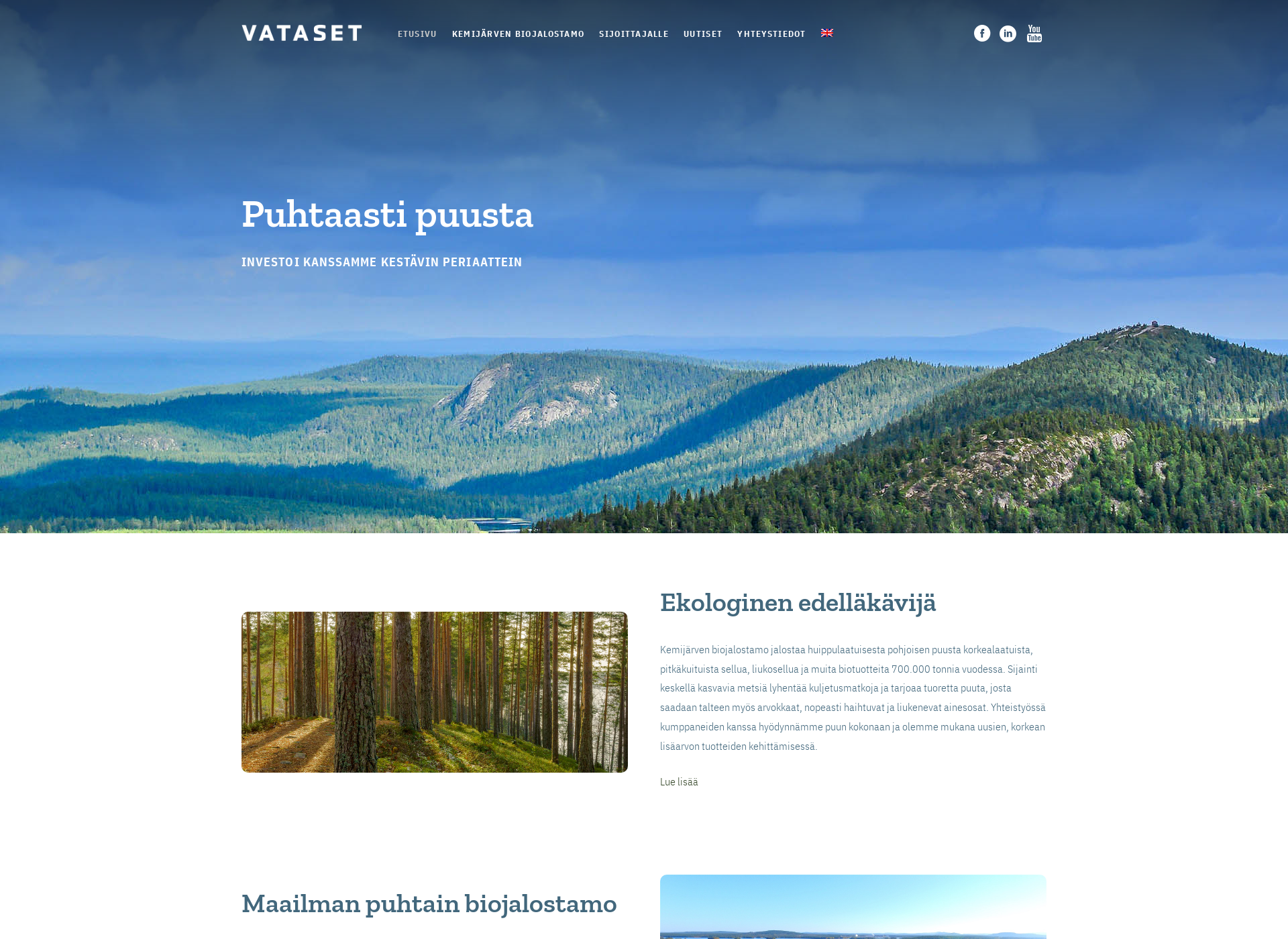 Screenshot for borealbioref.fi