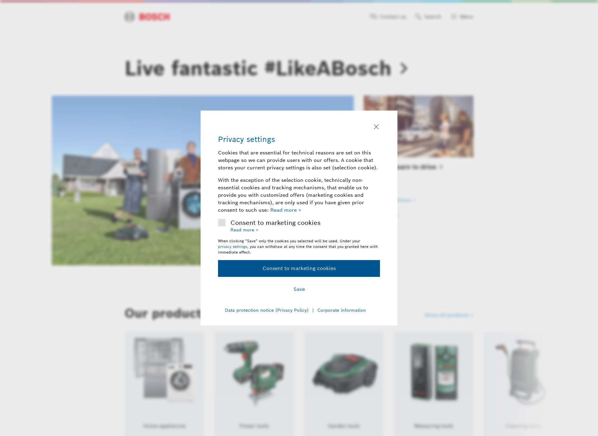 Screenshot for bosch-automotivetechnology.fi