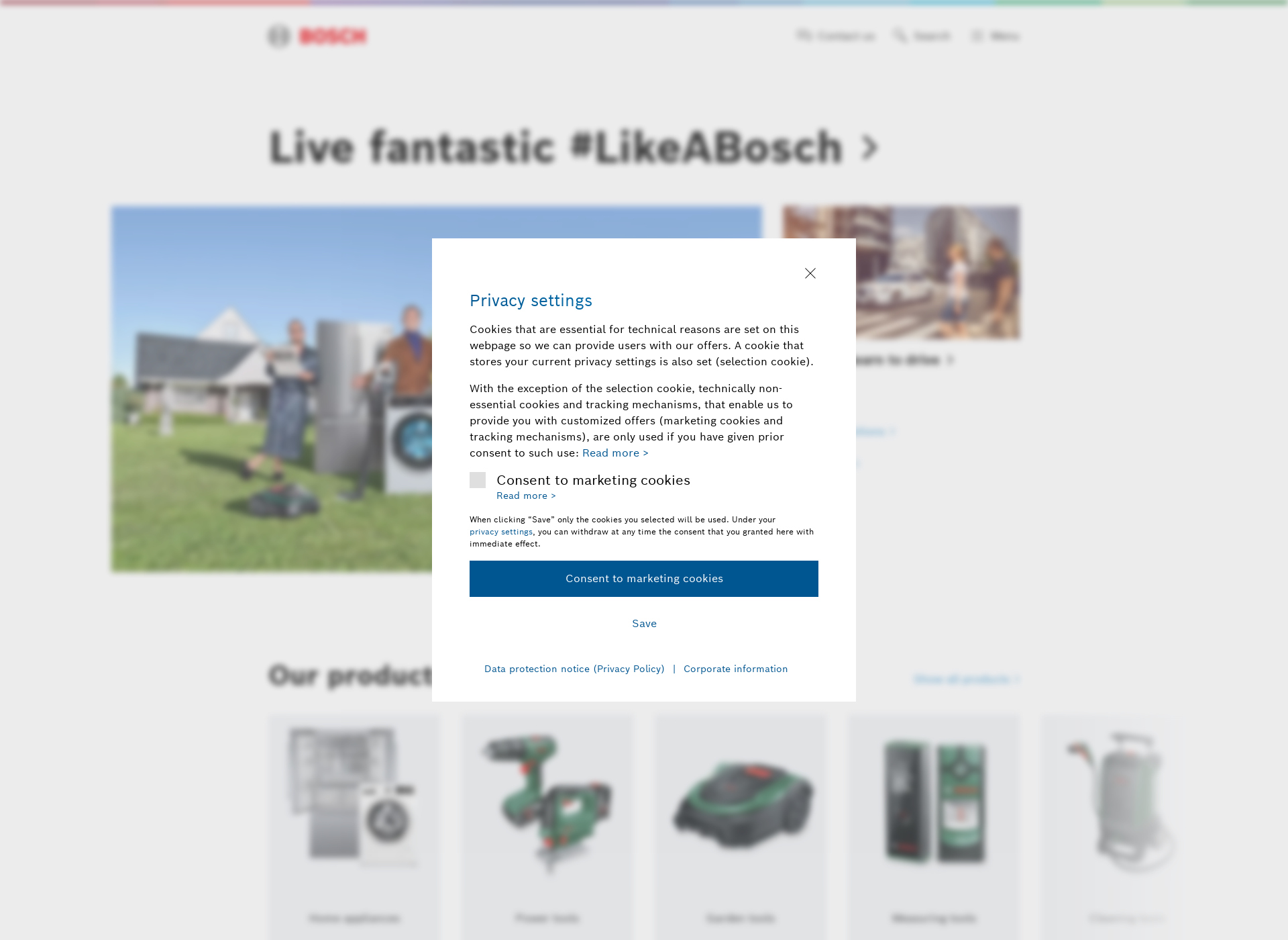 Screenshot for bosch-electronic-service.fi