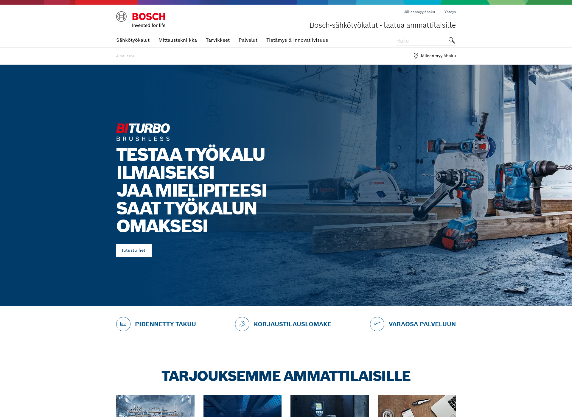 Screenshot for bosch-promotions.fi