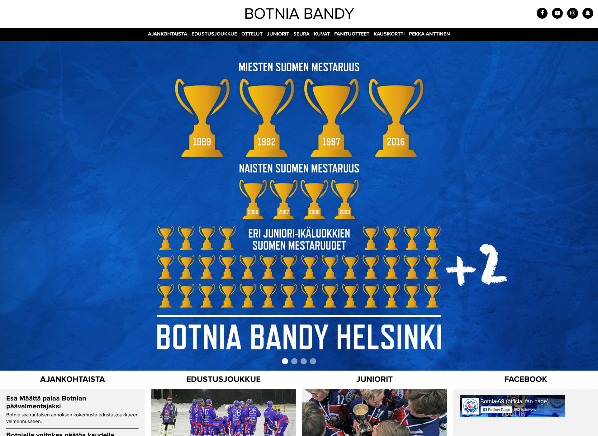 Screenshot for botniabandy.fi