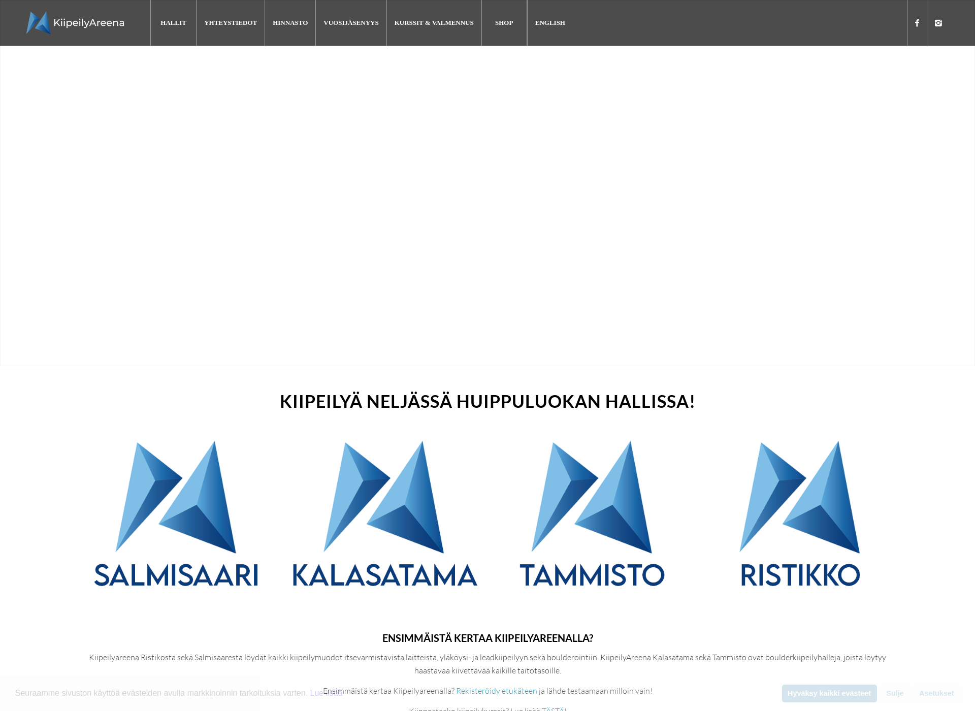 Screenshot for boulderareena.fi