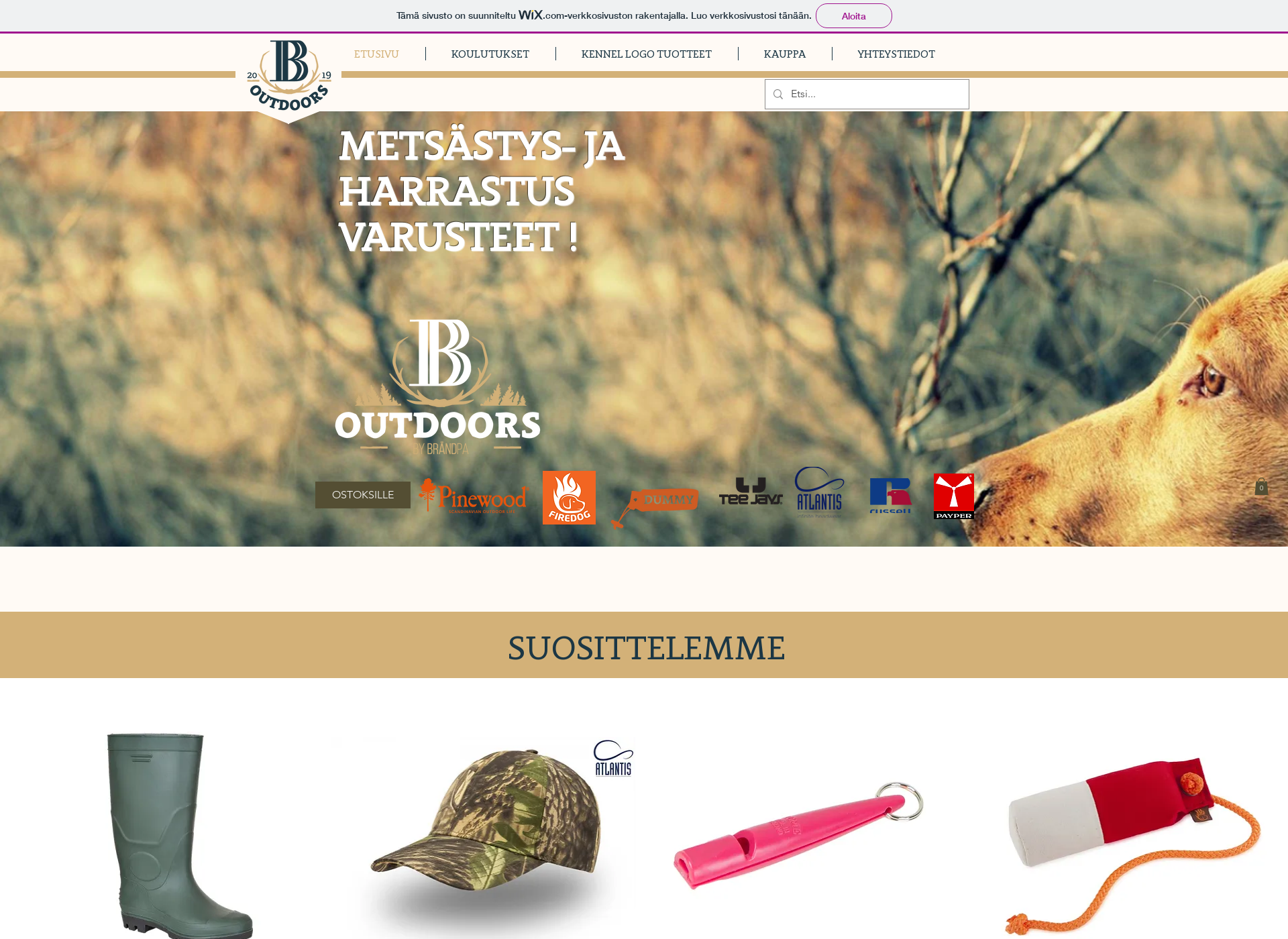 Screenshot for boutdoors.fi