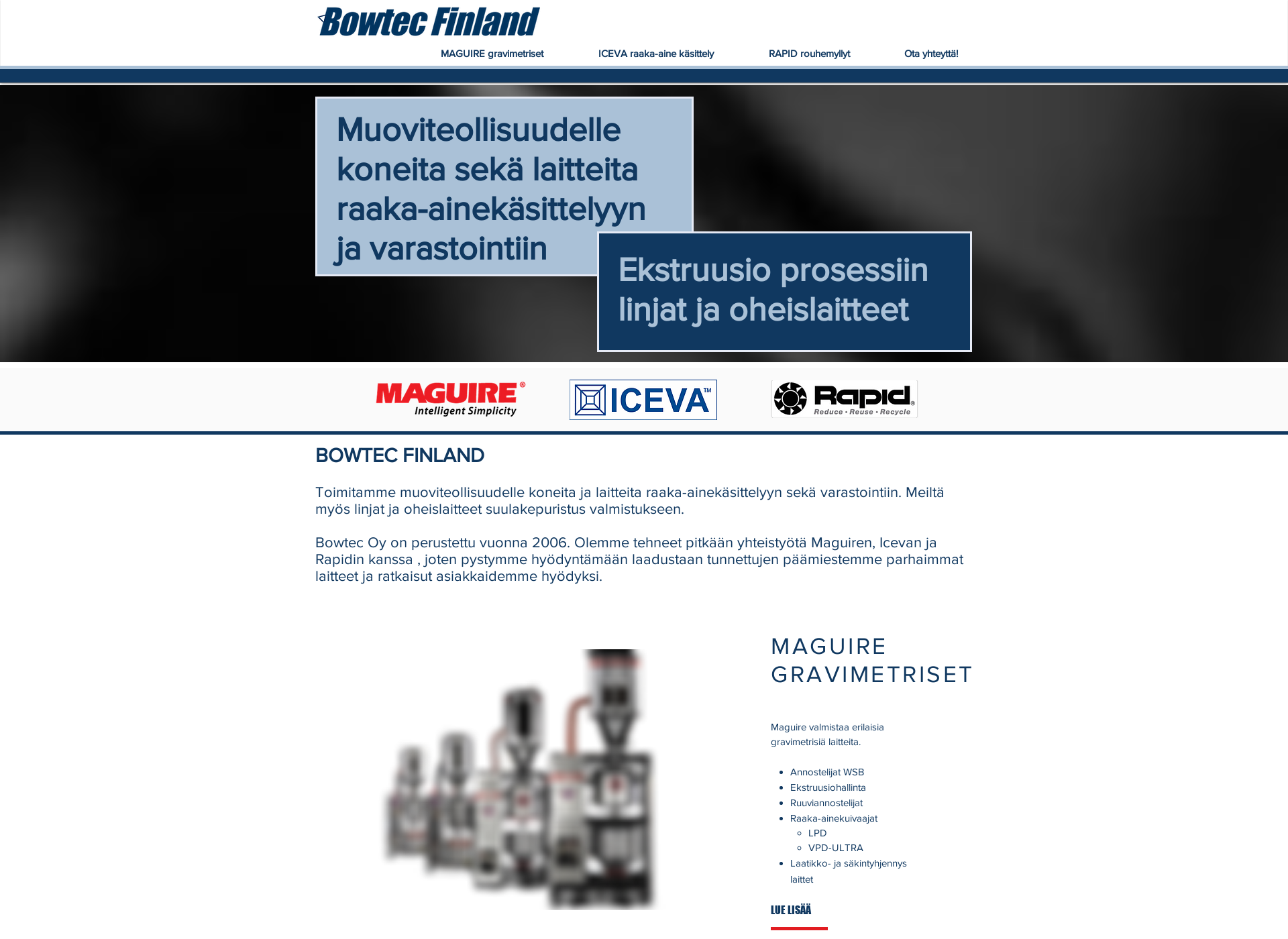 Screenshot for bowtec.fi