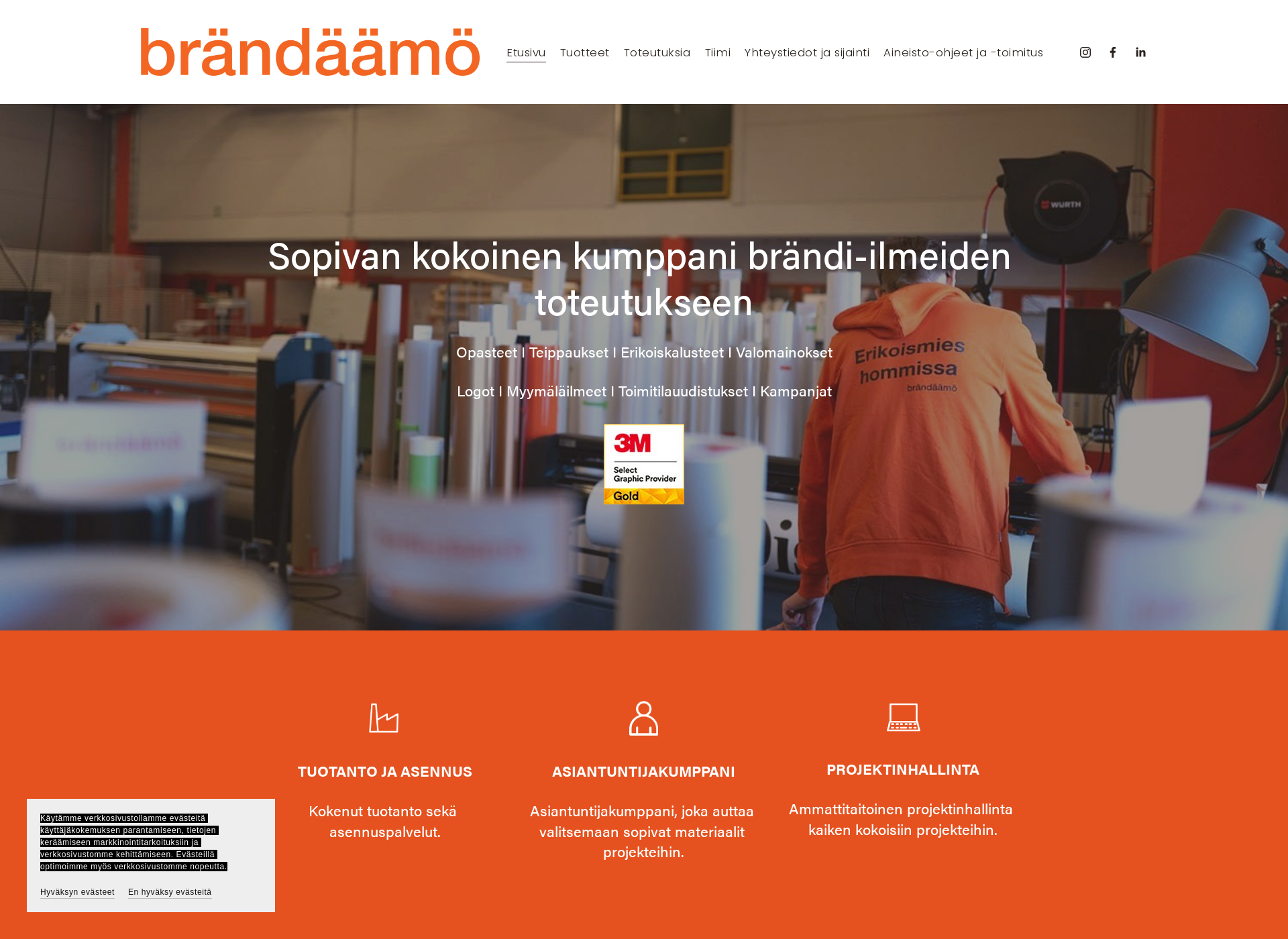 Screenshot for brandaamo.fi