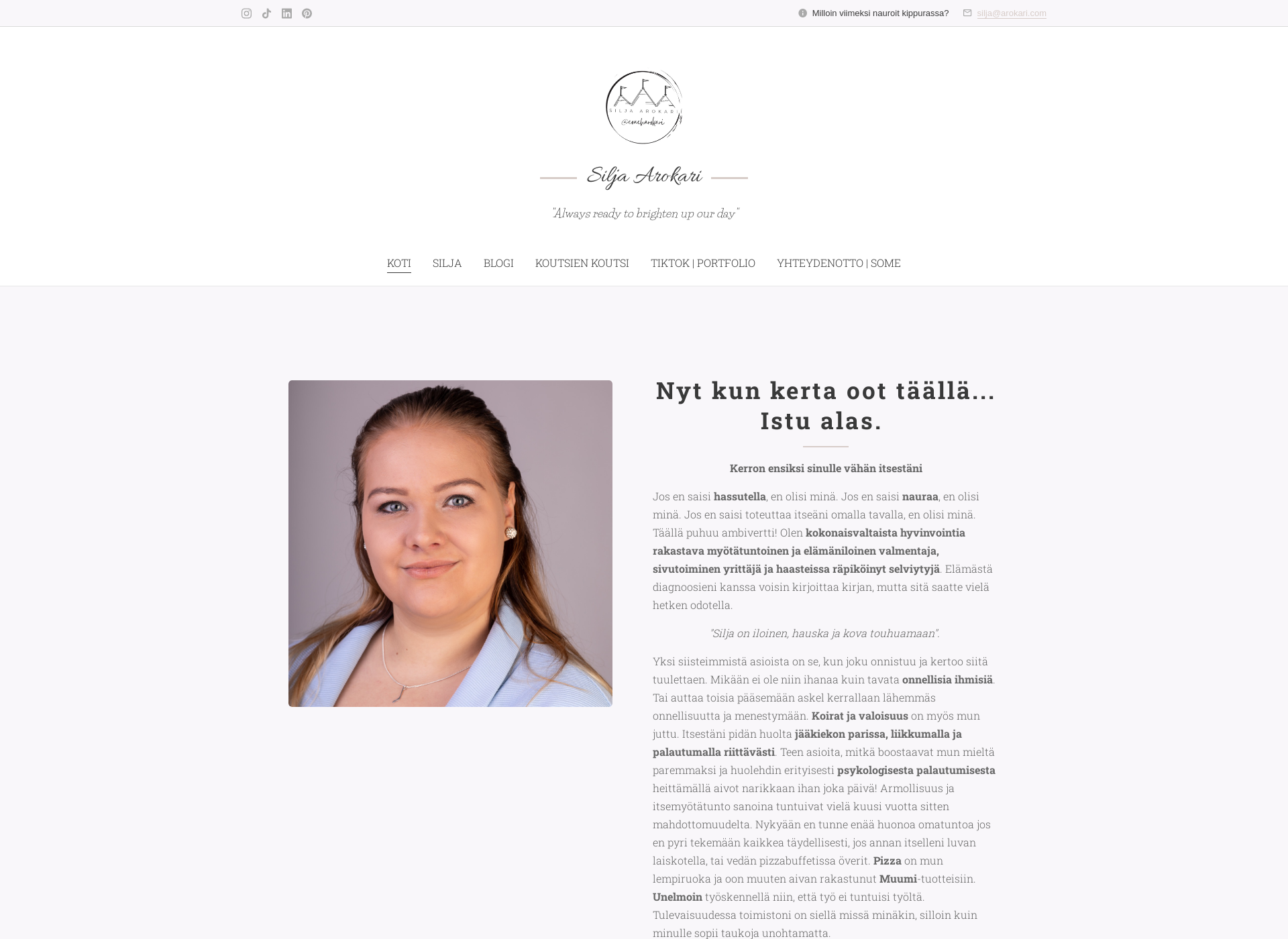 Screenshot for brandioletsina.fi