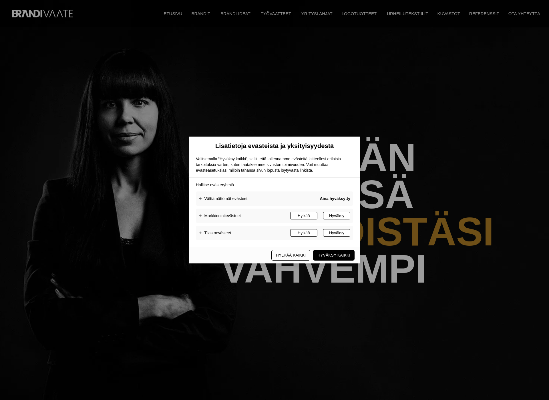 Screenshot for brandivaate.fi