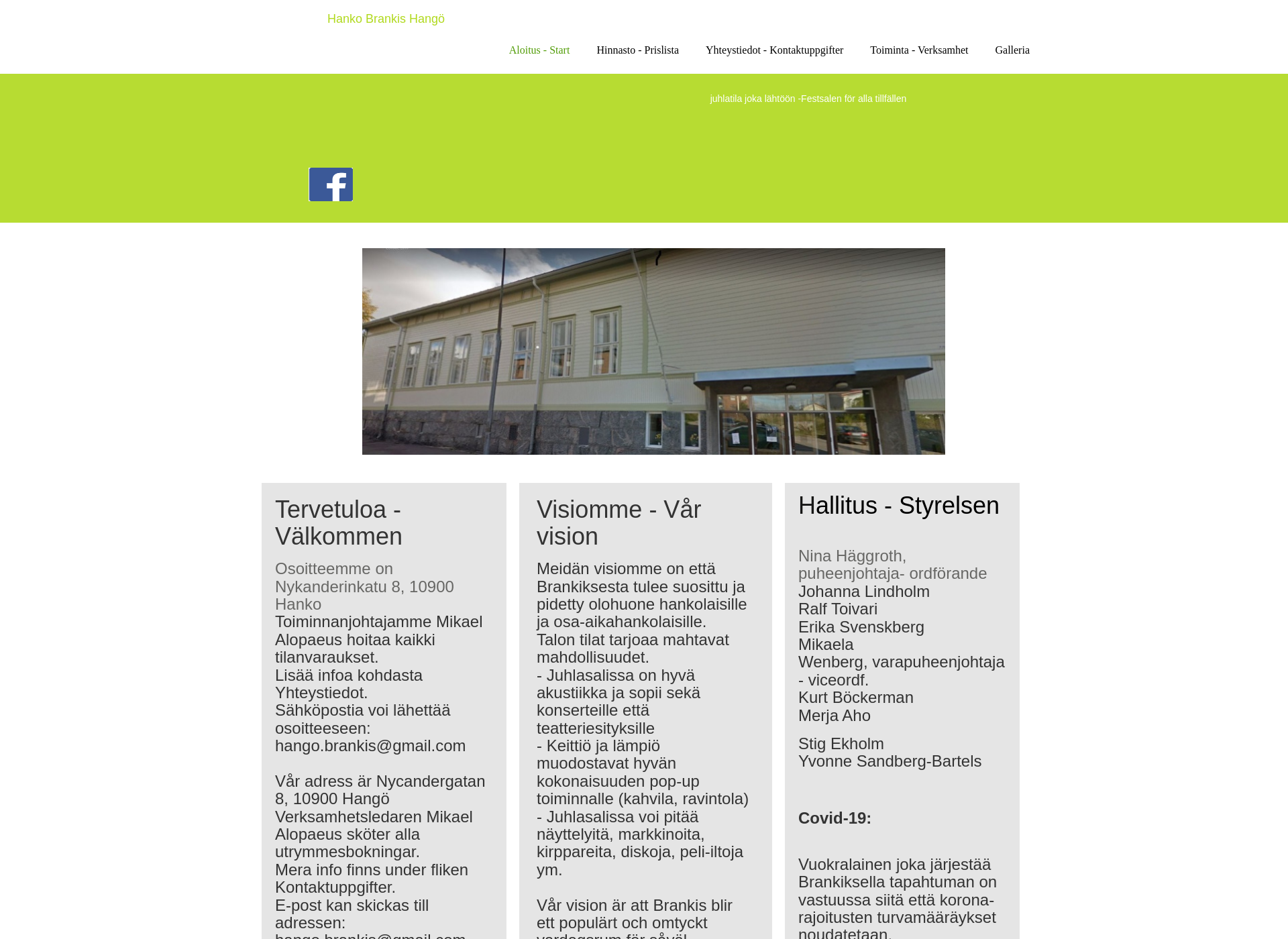Screenshot for brankis.fi