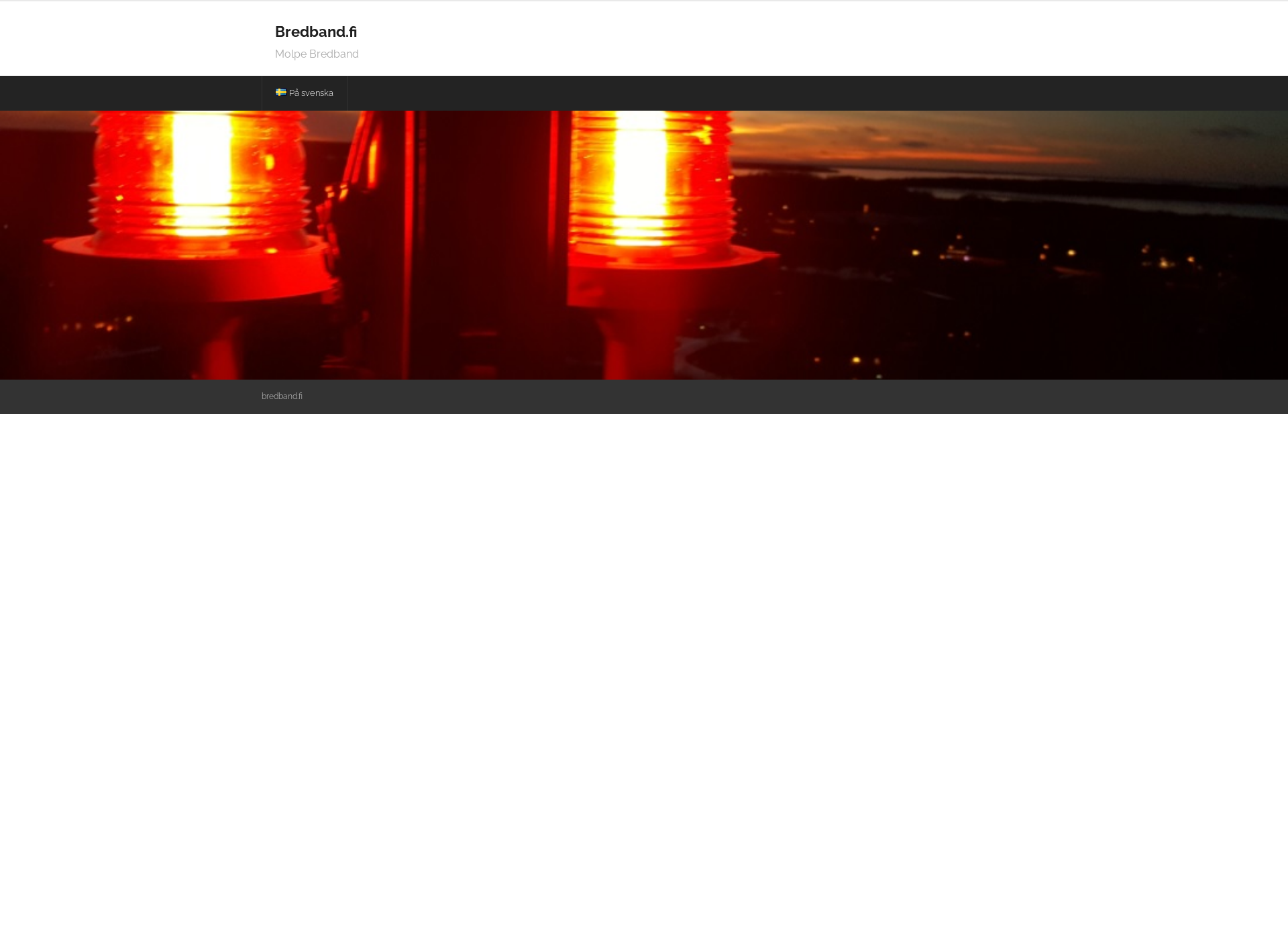 Screenshot for bredband.fi