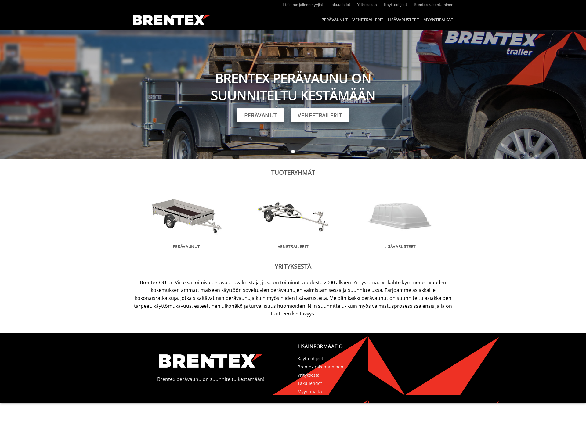 Screenshot for brentex.fi