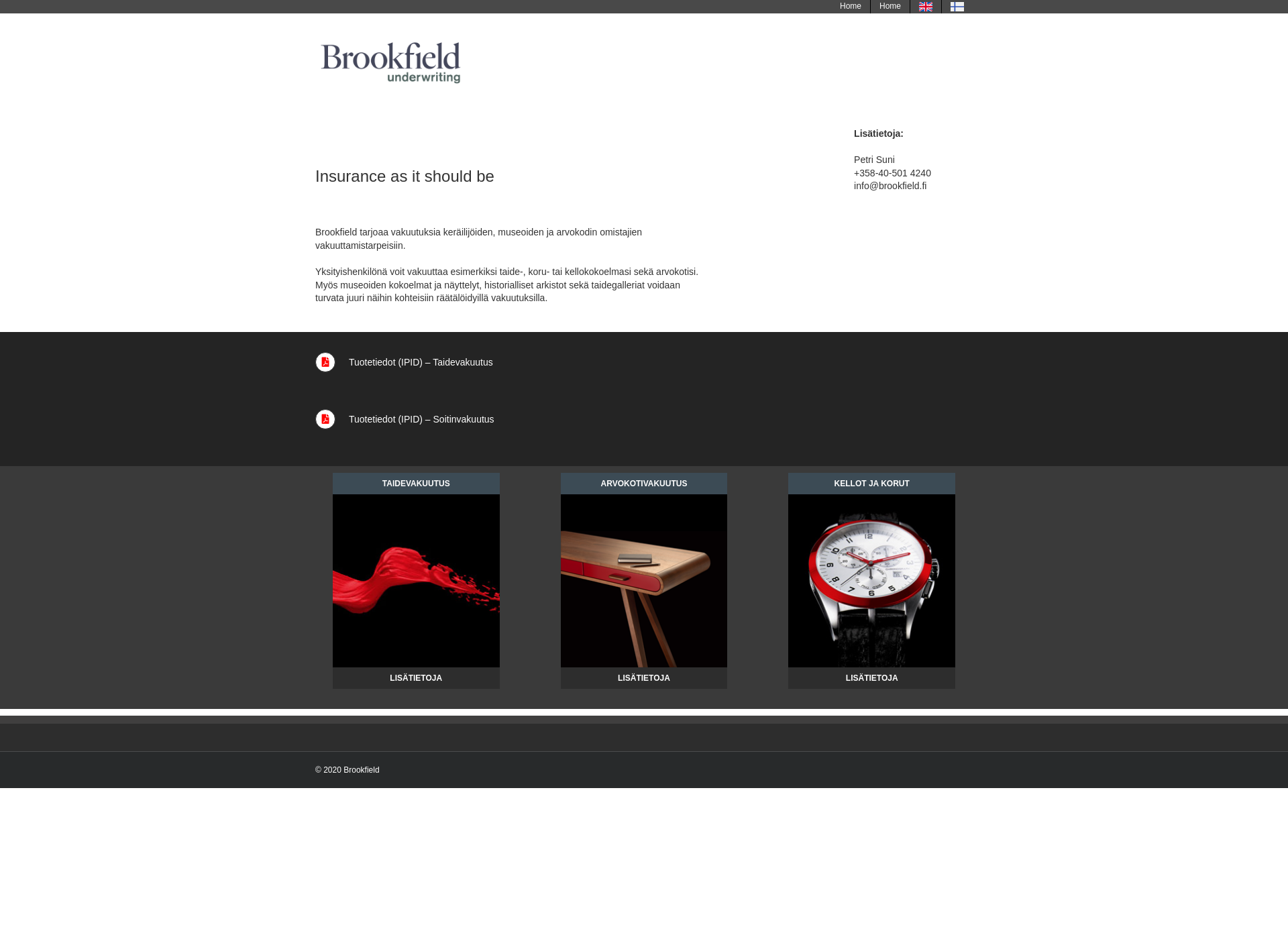 Screenshot for brookfield.fi